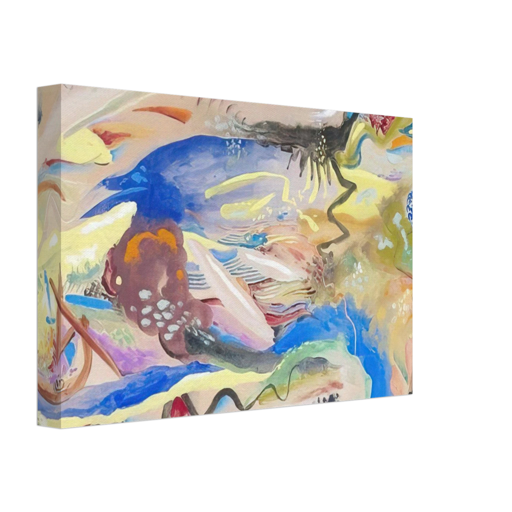 Rudolf Bauer - SINFONIE XIII 1913 Canvas - 70x100 cm / 28x40 inches-canvas