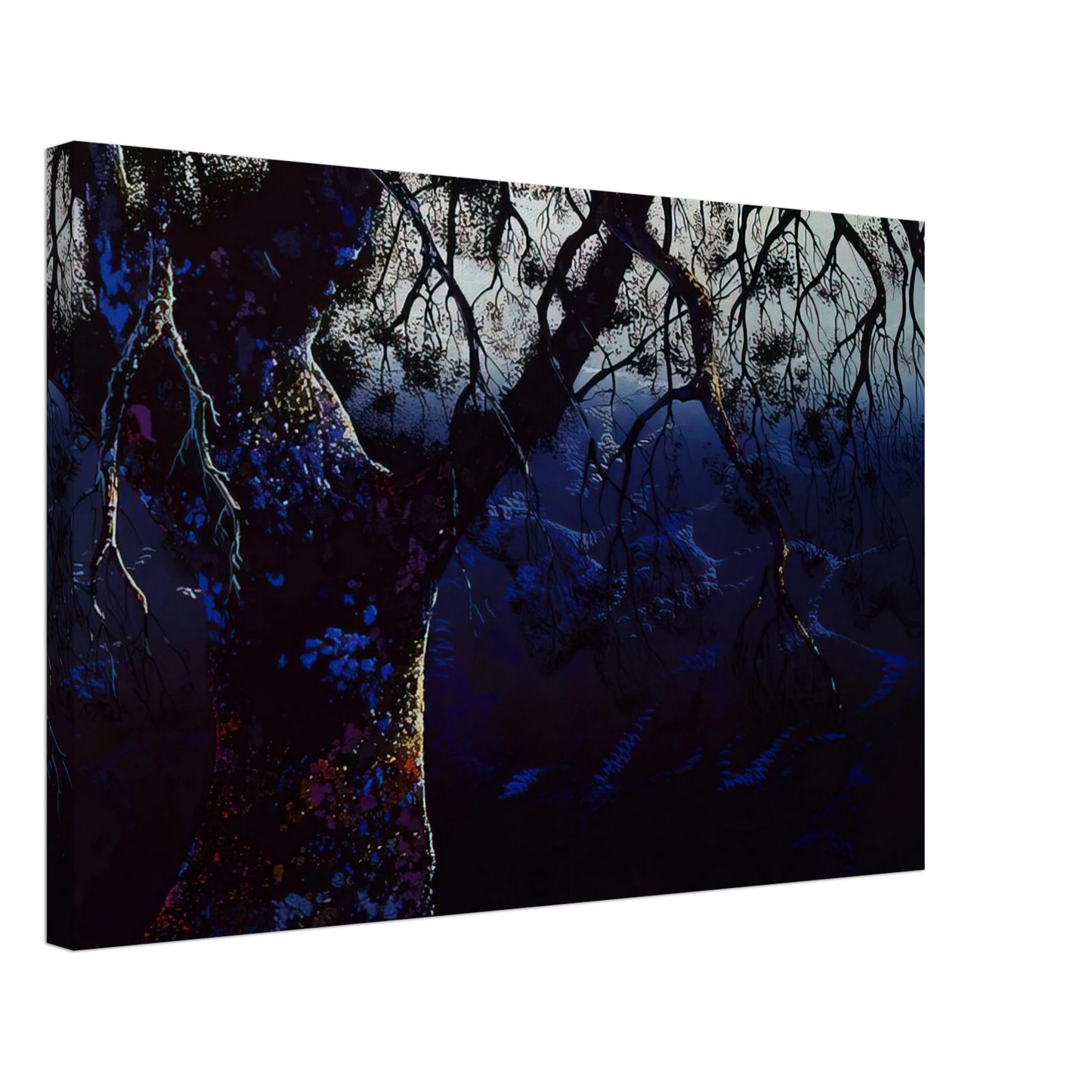 Eyvind Earle - Jewel Tree Canvas - 40x60 cm / 16x24 inches-canvas
