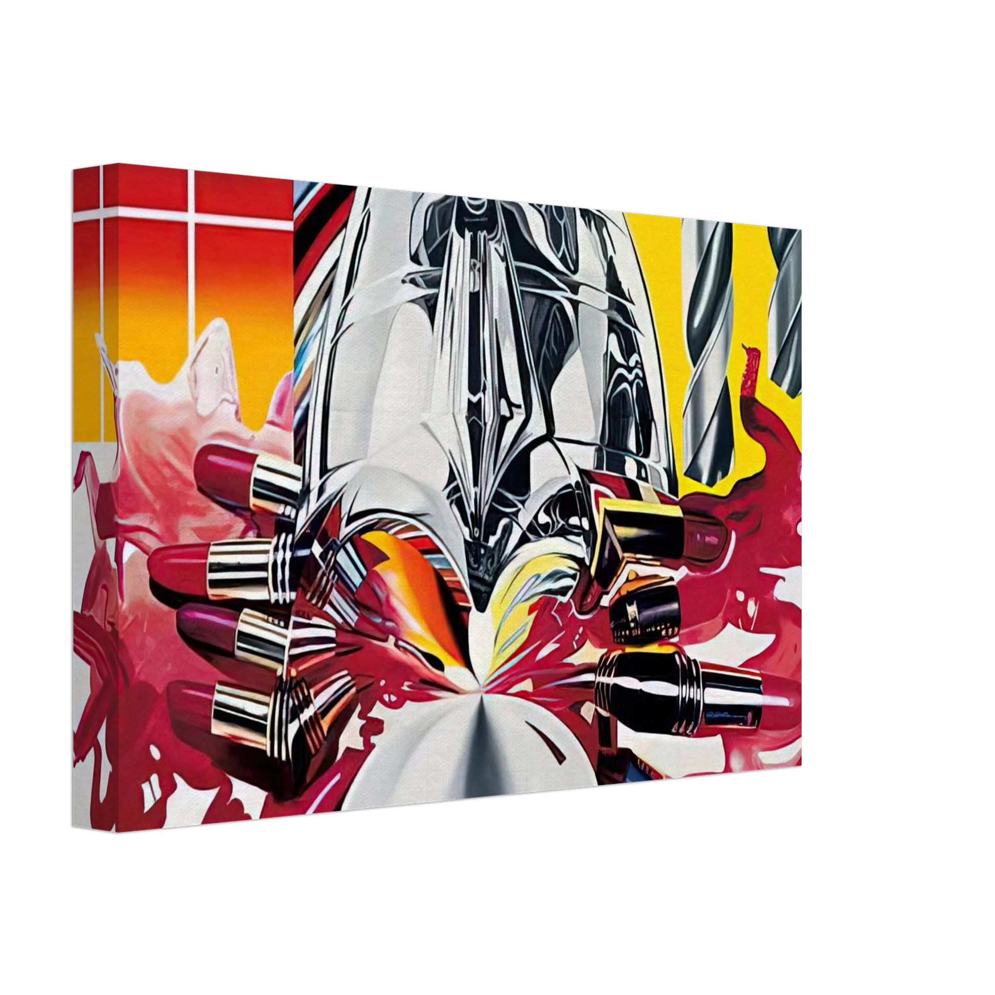 James Rosenquist - The Swimmer in the Econo-mist  painting 3  Canvas - 40x60 cm / 16x24 inches-canvas