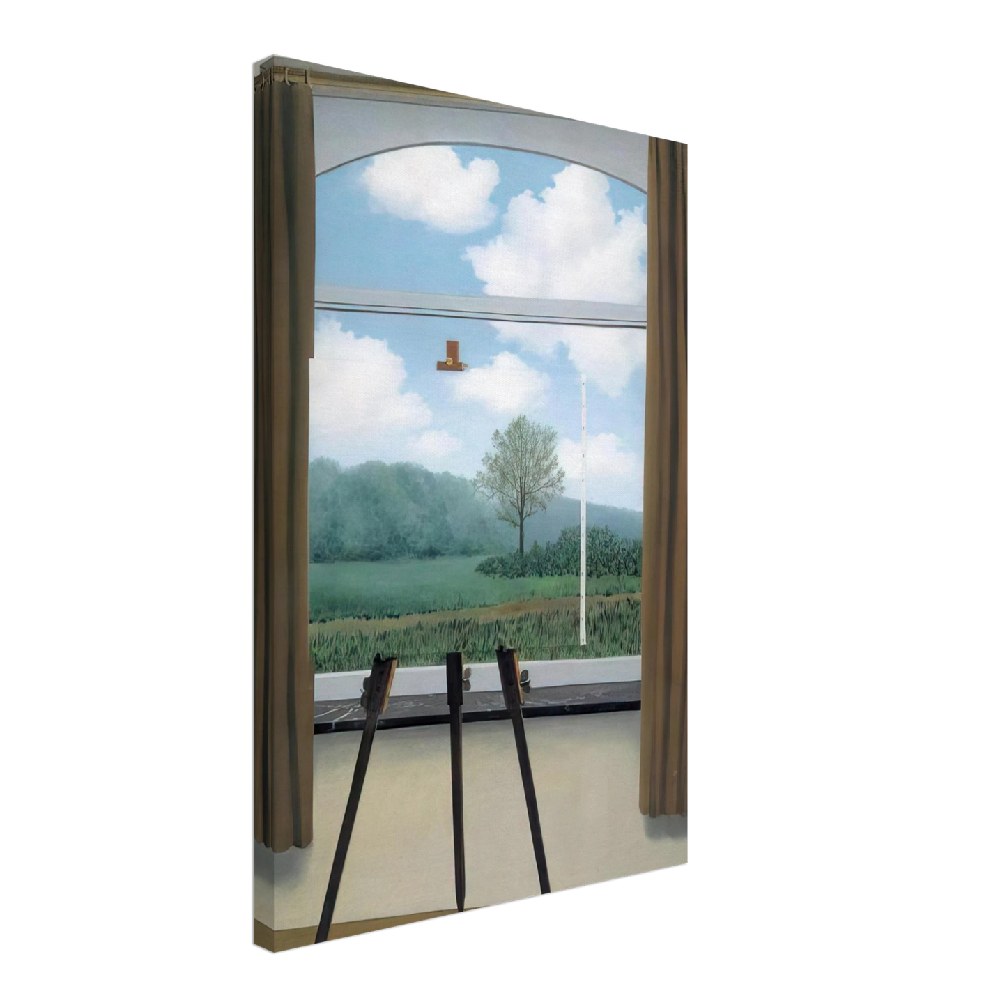 Rene Magritte - THE HUMAN CONDITION 1933 Canvas - 70x100 cm / 28x40 inches-canvas