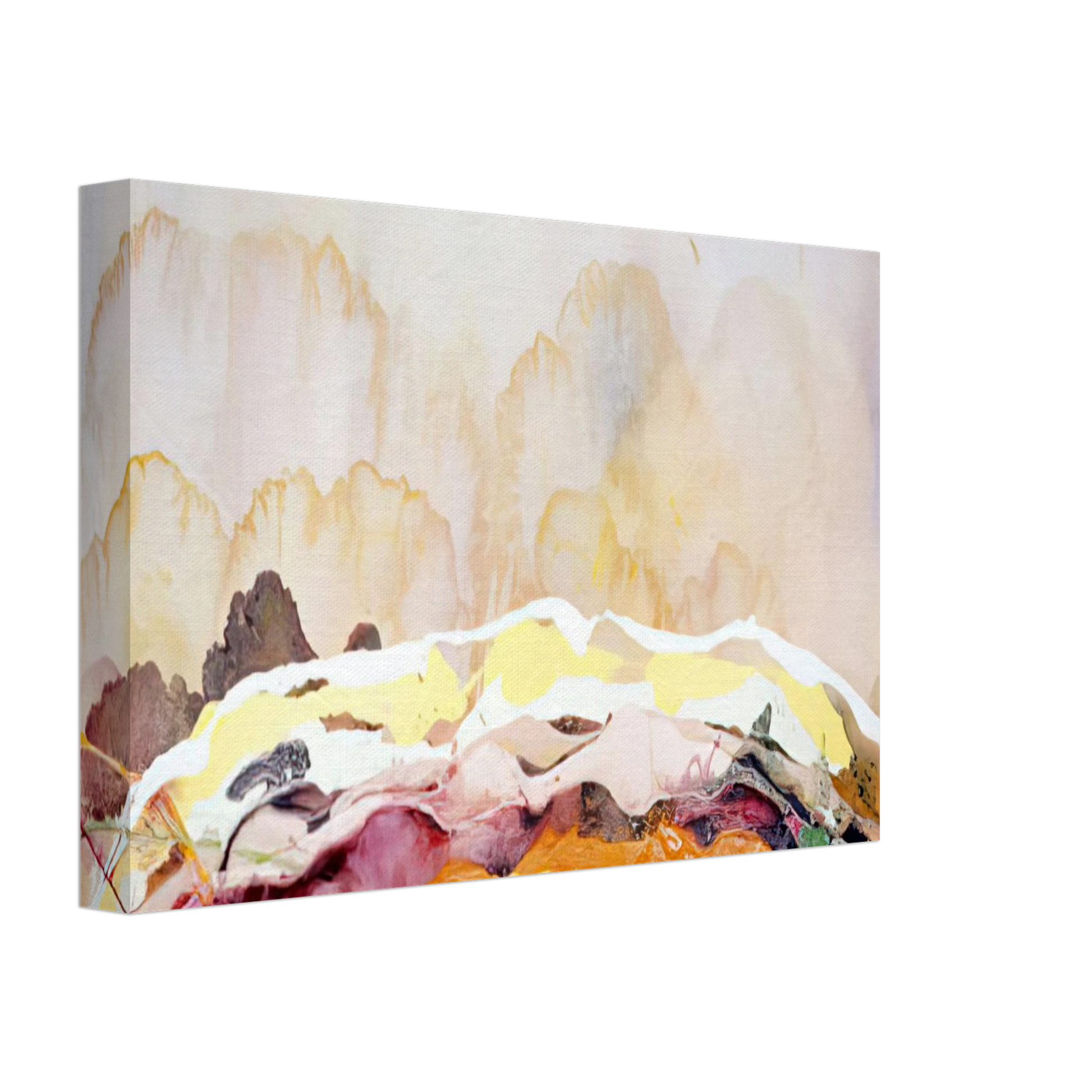 Ronnie Landfield - Danish Opera - 1969 Canvas - 70x100 cm / 28x40 inches-canvas