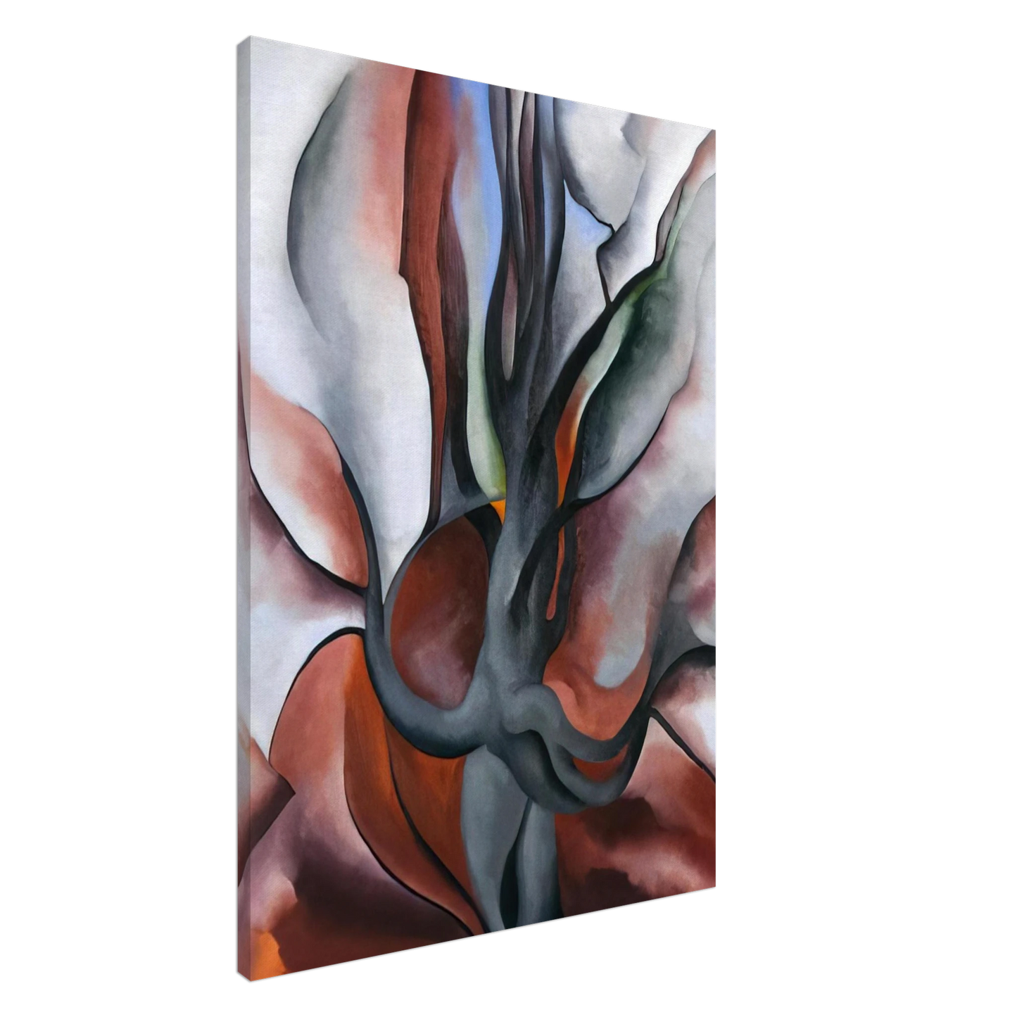 Georgia O'Keeffe - Autumn Trees - The Maple Canvas - 20x30 cm / 8x12 inches-canvas