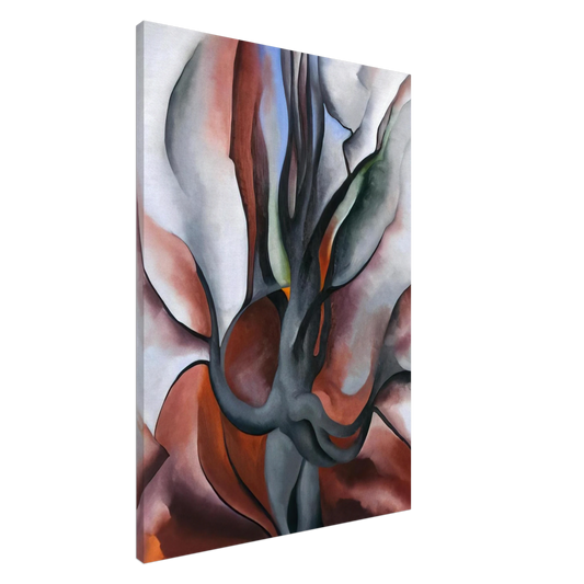 Georgia O'Keeffe - Autumn Trees - The Maple Canvas - 20x30 cm / 8x12 inches-canvas