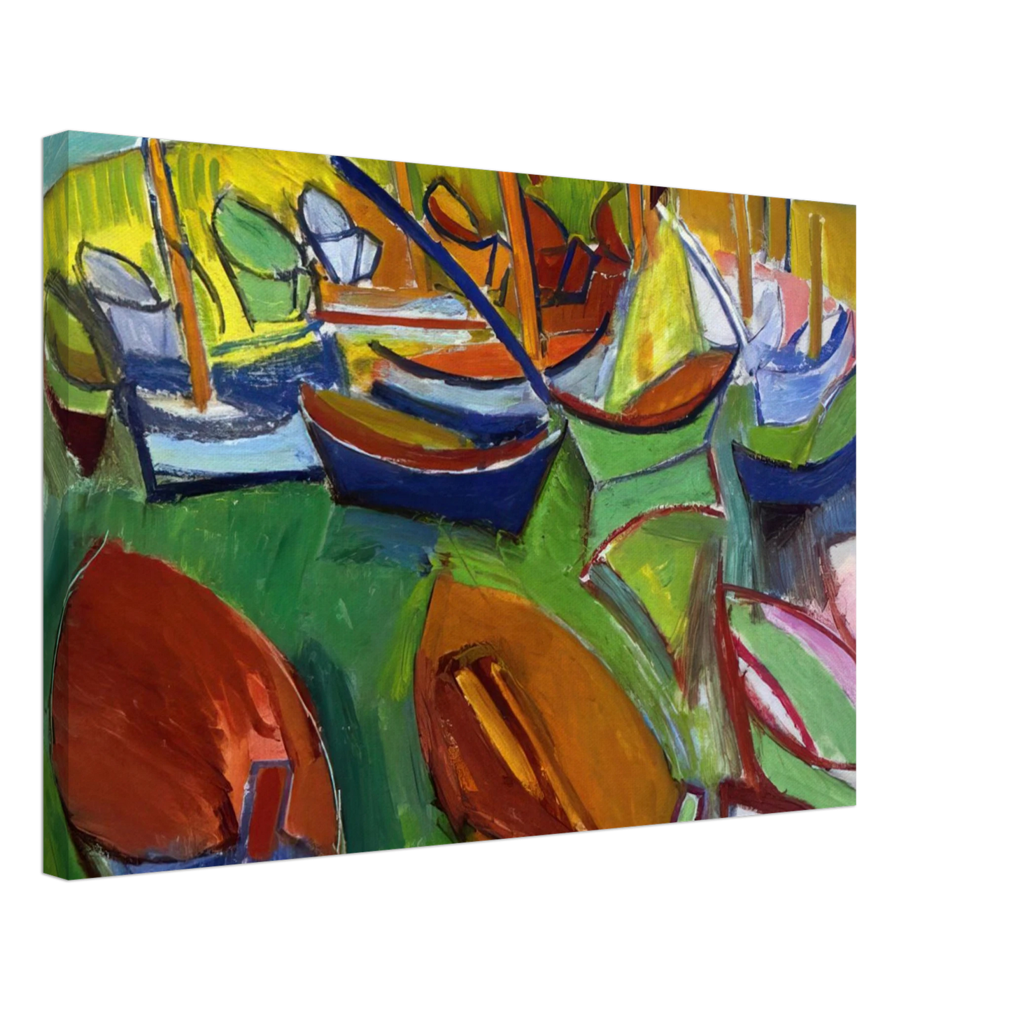 Raoul Dufy - MARTIGUES 1907 Canvas - 40x60 cm / 16x24 inches-canvas