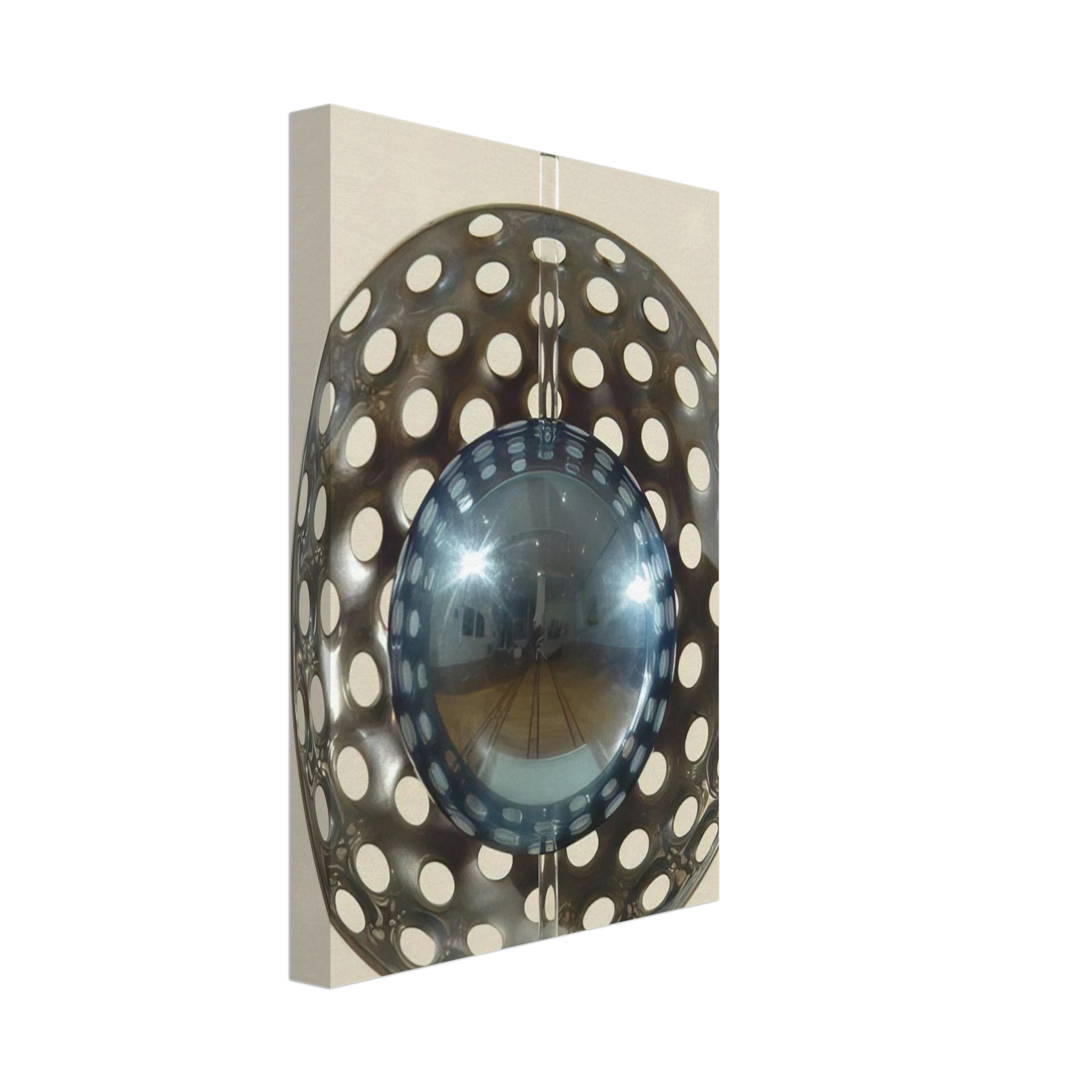 Gyula Kosice - Perforaciones con reflexion - 1967 Canvas - 70x100 cm / 28x40 inches-canvas