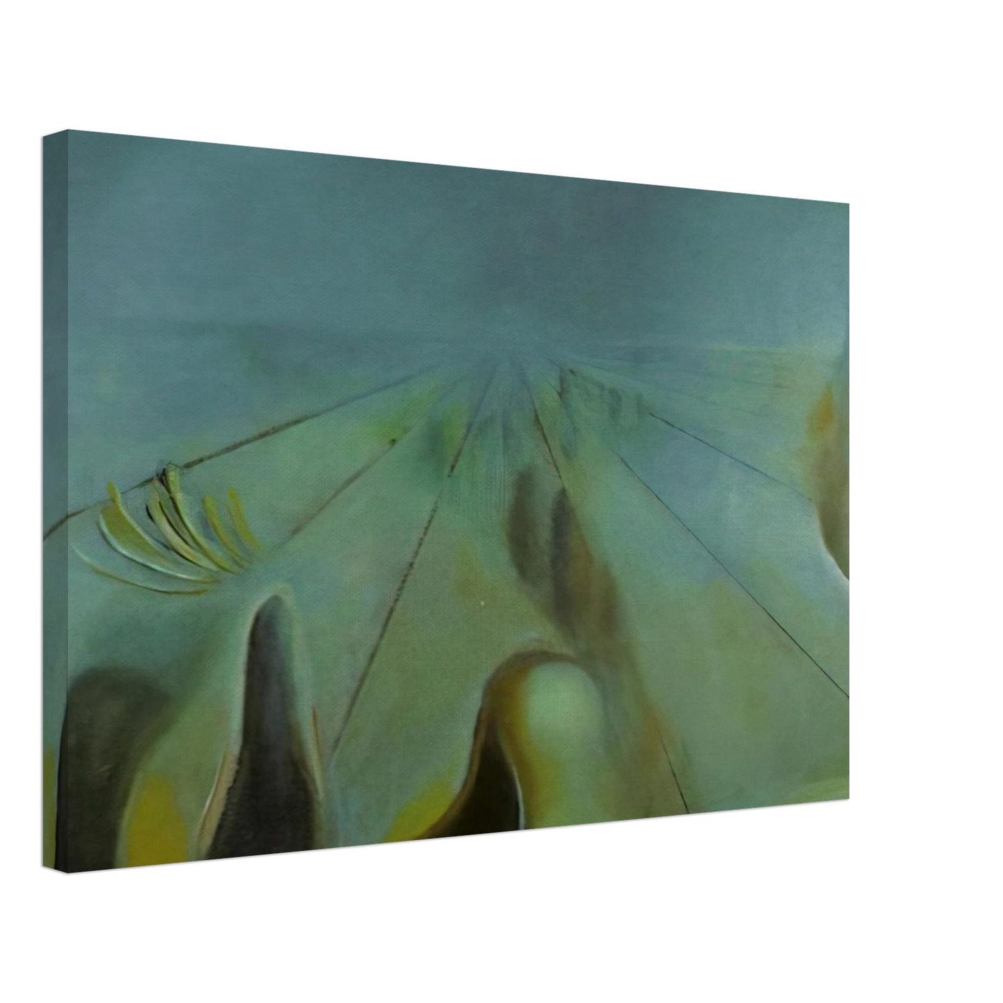 Salvador Dali - ENIGMA UNFINISHED VERSION OF THE THREE GLORIOUS ENIGMAS OF GALA Canvas - 40x60 cm / 16x24 inches-canvas