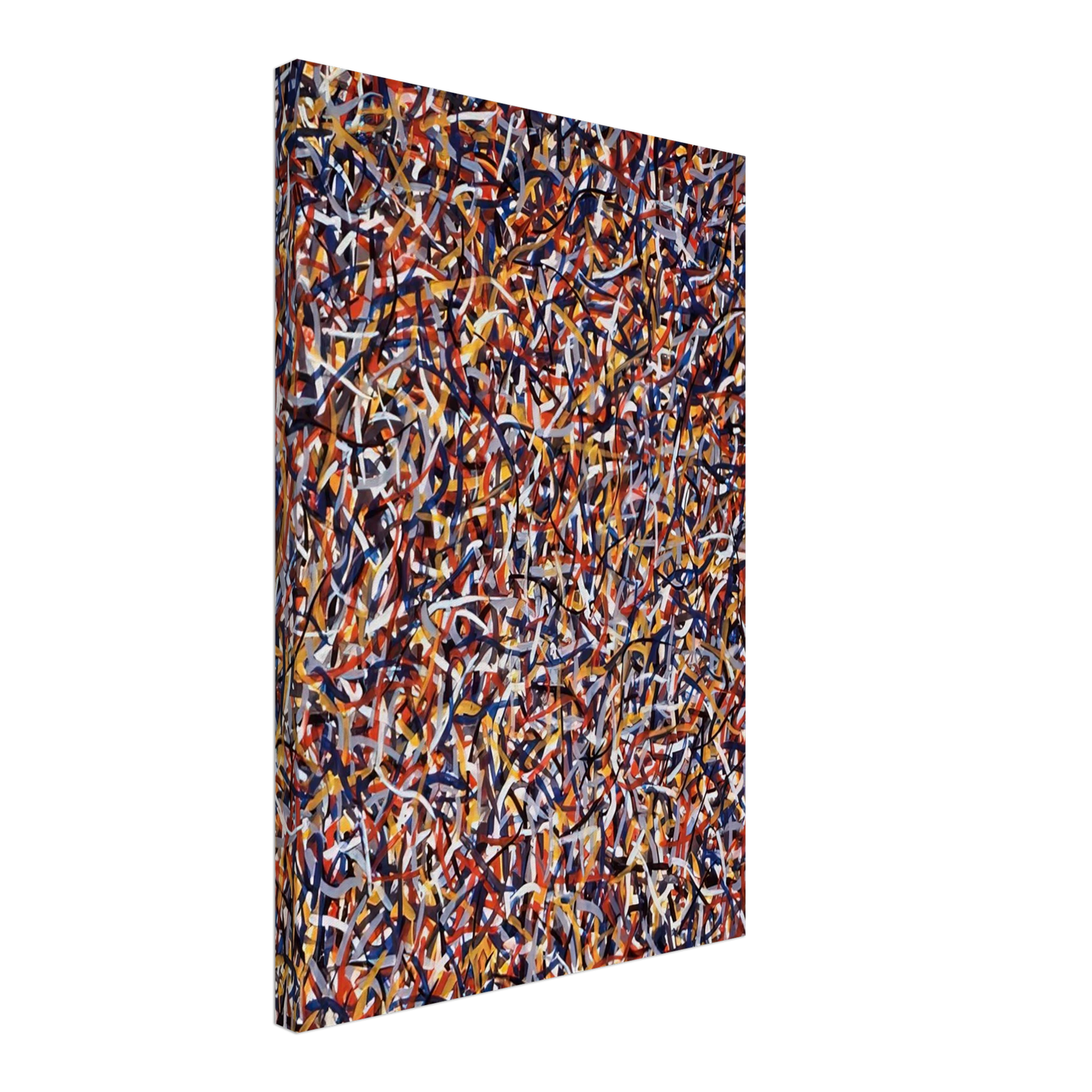 Sol LeWitt - Not Straight Brushstrokes in All Directions Canvas - 40x60 cm / 16x24 inches-canvas