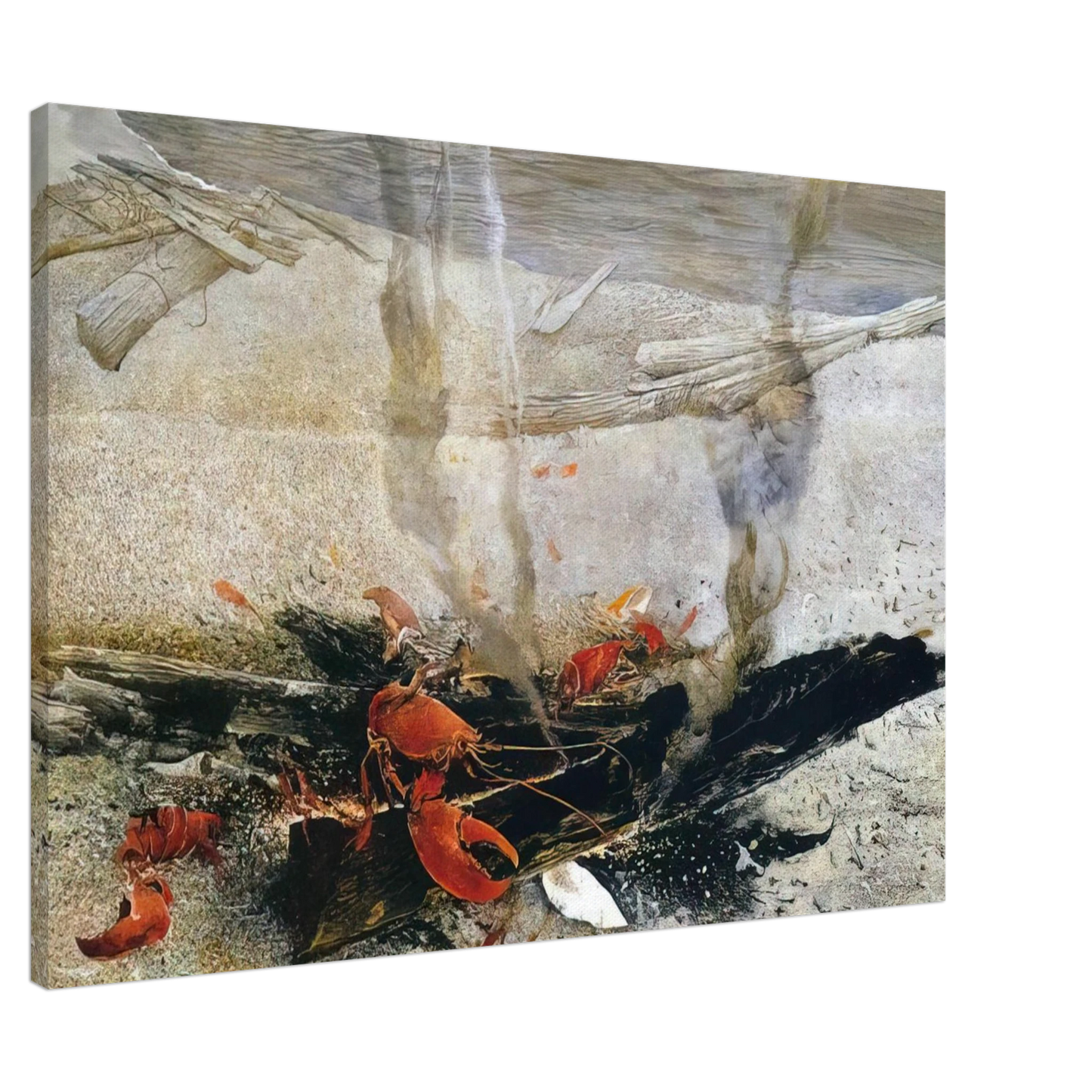 Andrew Wyeth - EMBERS 2000 Canvas - 20x30 cm / 8x12 inches-canvas