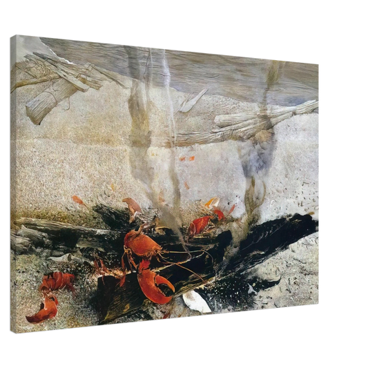 Andrew Wyeth - EMBERS 2000 Canvas - 20x30 cm / 8x12 inches-canvas