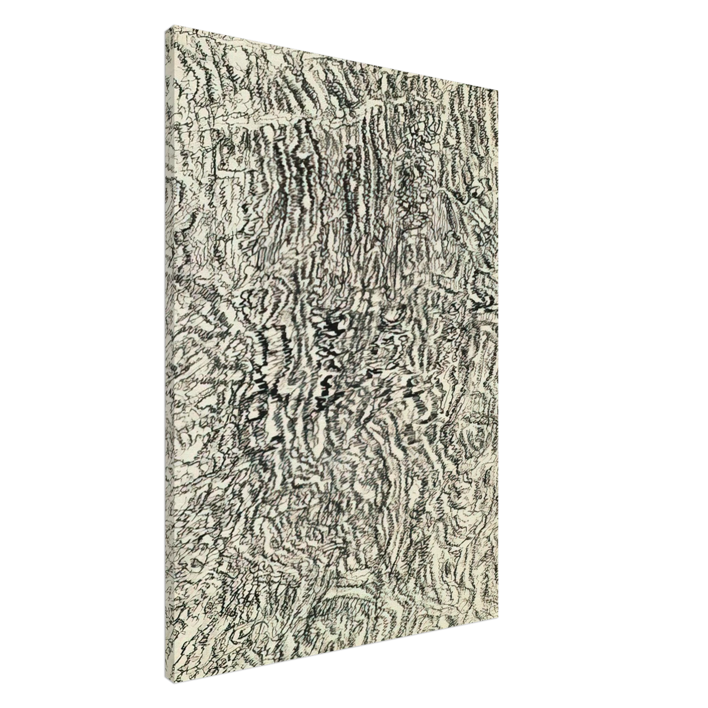 Henri Michaux - Dessin mescalinien - 1958 Canvas - 20x30 cm / 8x12 inches-canvas