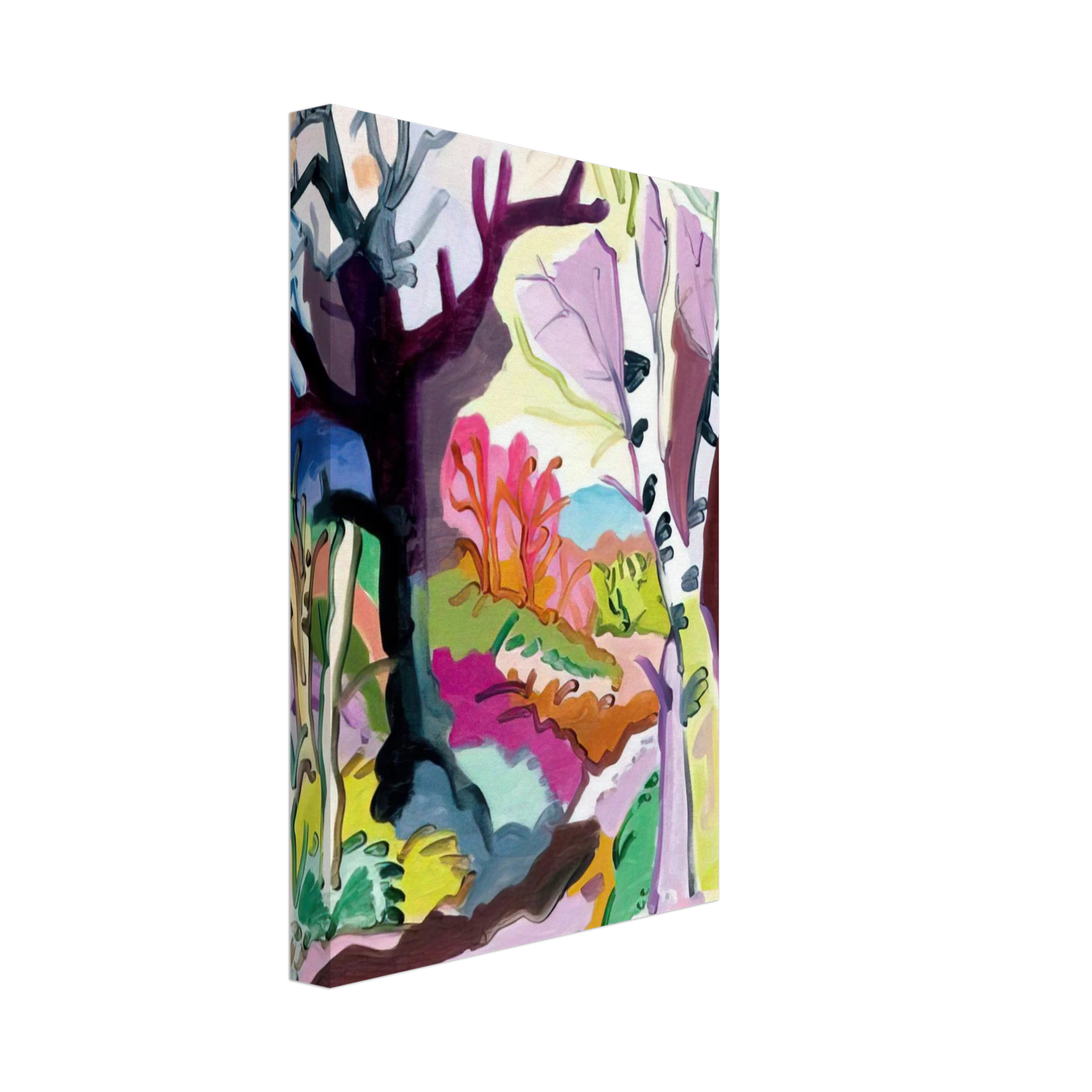 Charles Lapicque - L'hiver dans les bois - 1965 Canvas - 70x100 cm / 28x40 inches-canvas