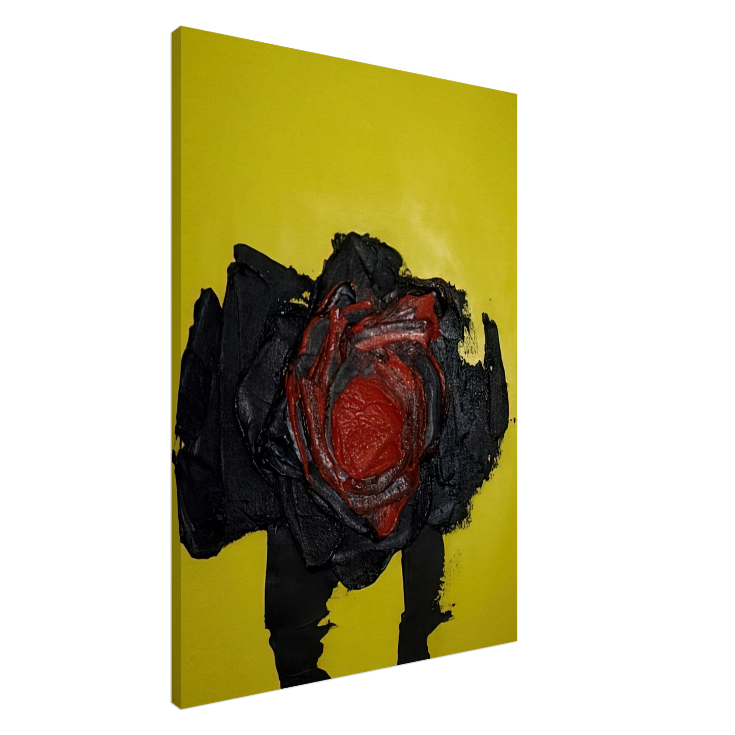 Luis Feito - UNTITLED 1963 Canvas - 20x30 cm / 8x12 inches-canvas