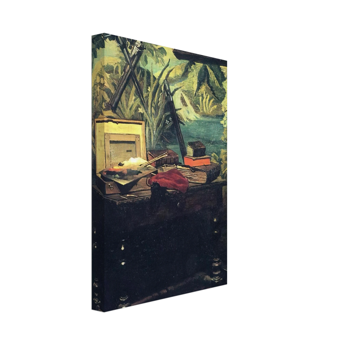 claude monet - A Corner of the Studio Canvas - 70x100 cm / 28x40 inches-canvas
