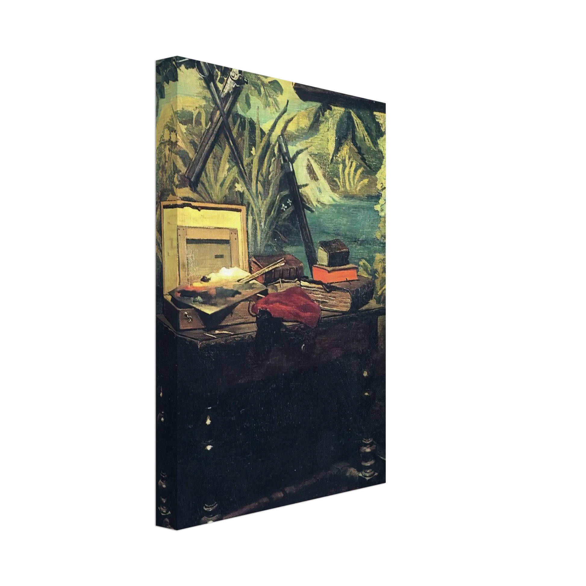 claude monet - A Corner of the Studio Canvas - 70x100 cm / 28x40 inches-canvas