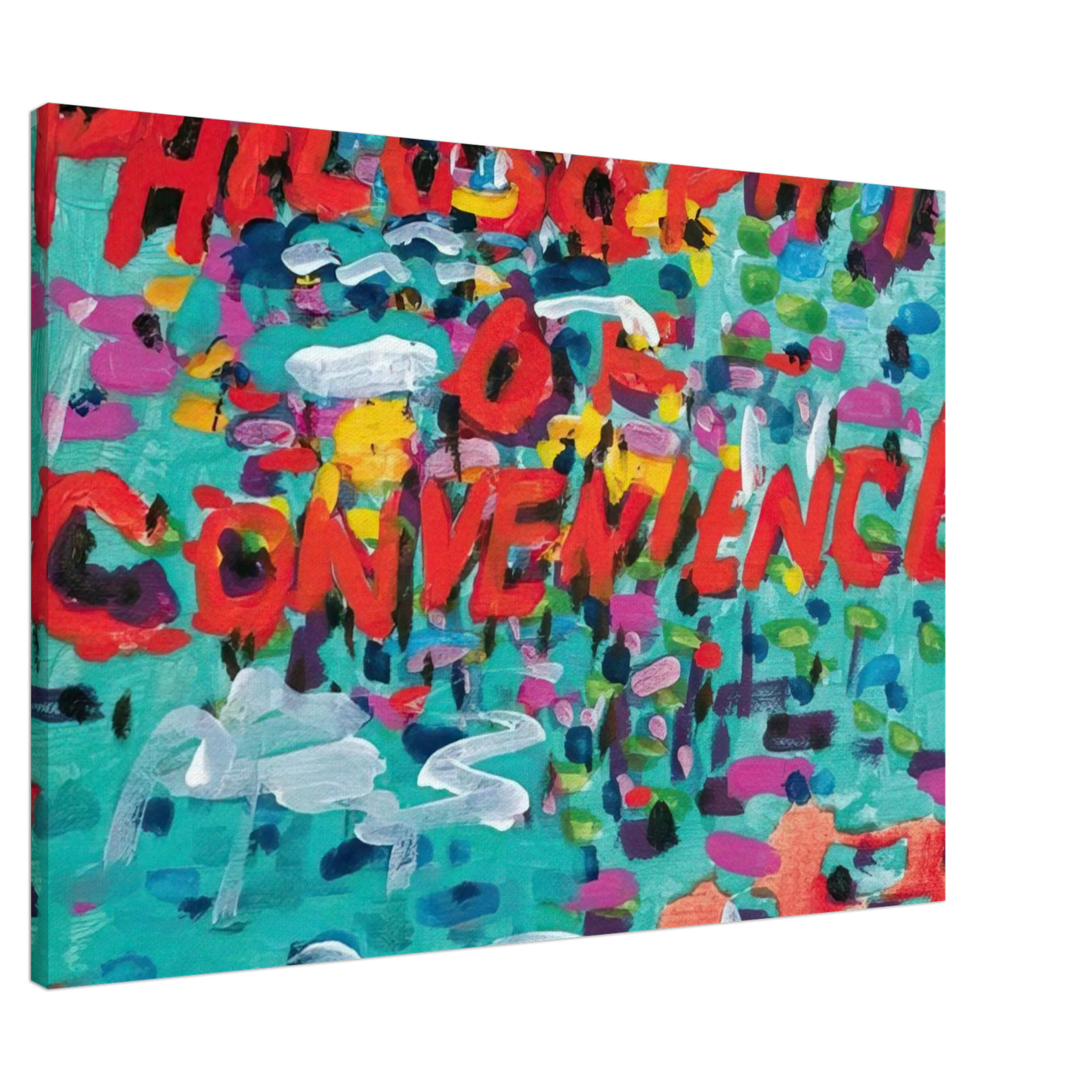 Paul Thek - Philosophy of Convenience - 1988 Canvas - 20x30 cm / 8x12 inches-canvas