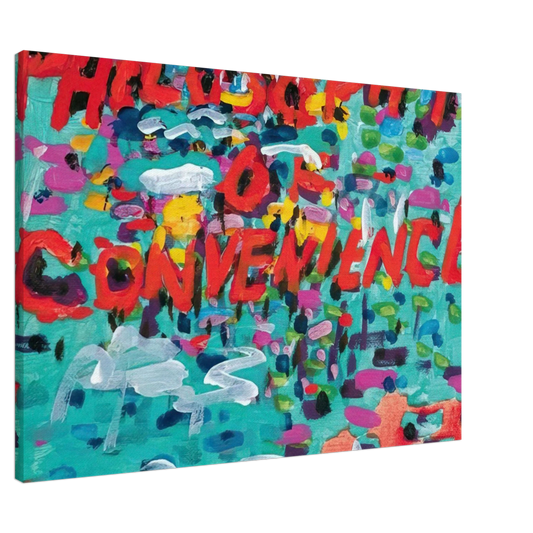 Paul Thek - Philosophy of Convenience - 1988 Canvas - 20x30 cm / 8x12 inches-canvas