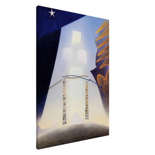 Agnes Lawrence Pelton - Future - 1943 Canvas - 20x30 cm / 8x12 inches-canvas