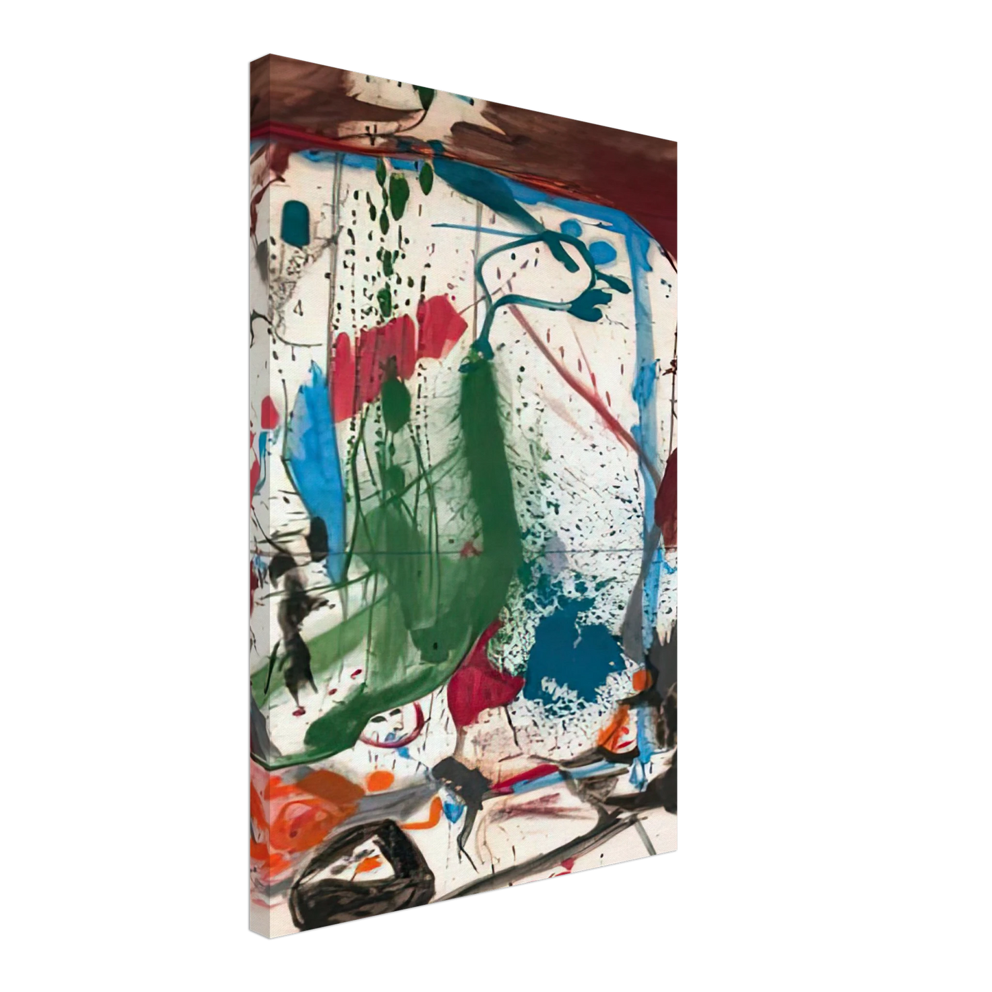 Helen Frankenthaler - Las Mayas, 1958- Canvas - 70x100 cm / 28x40 inches-canvas