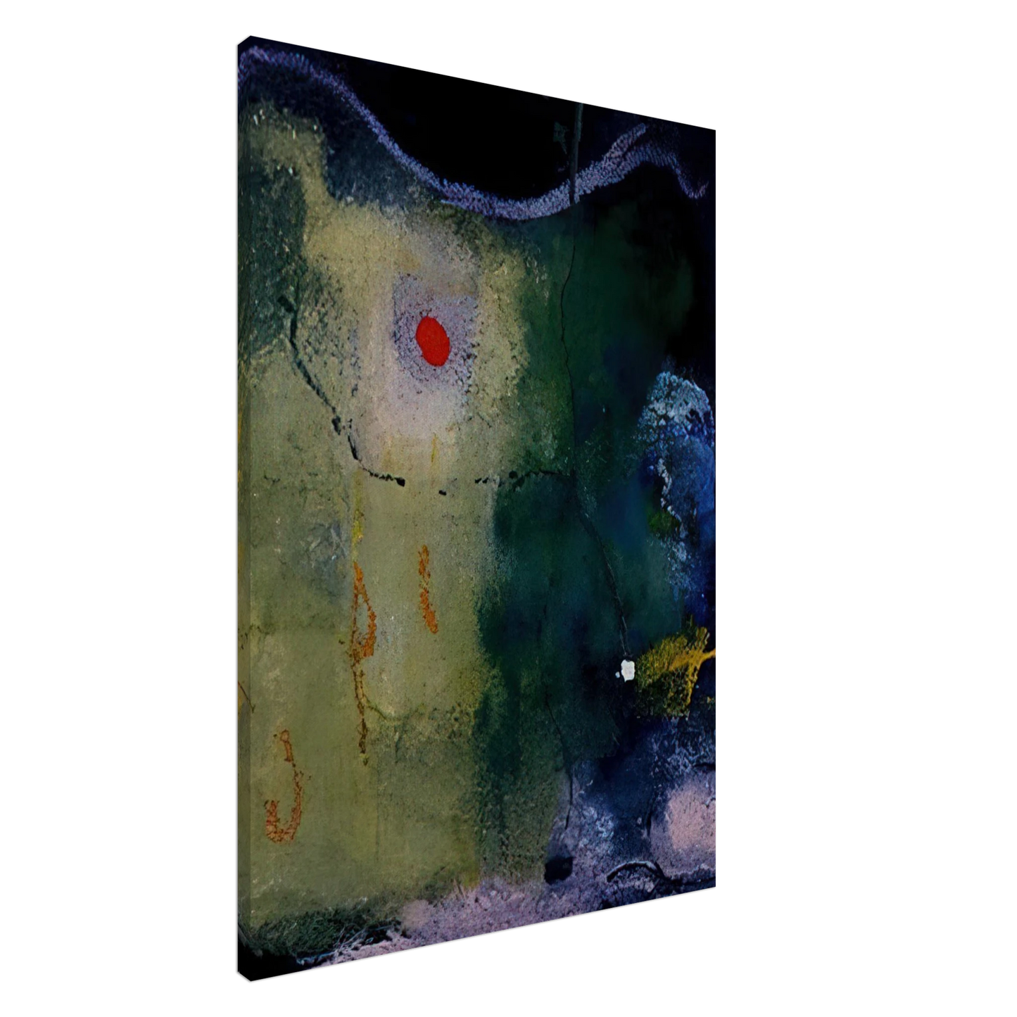 Helen Frankenthaler - The Other Side of the Moon - 1995 Canvas - 20x30 cm / 8x12 inches-canvas