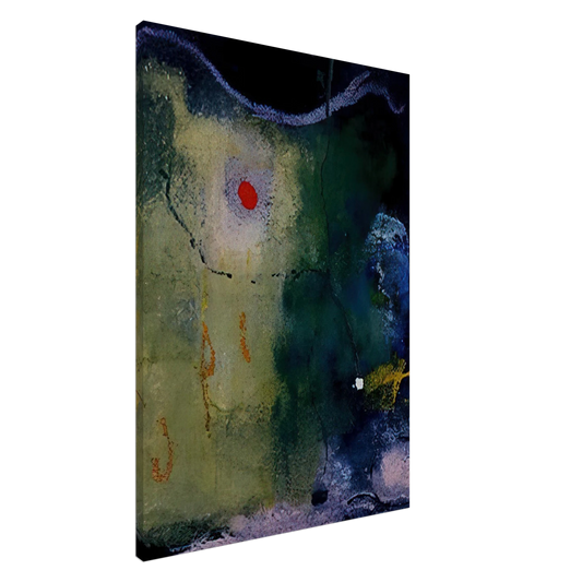 Helen Frankenthaler - The Other Side of the Moon - 1995 Canvas - 20x30 cm / 8x12 inches-canvas