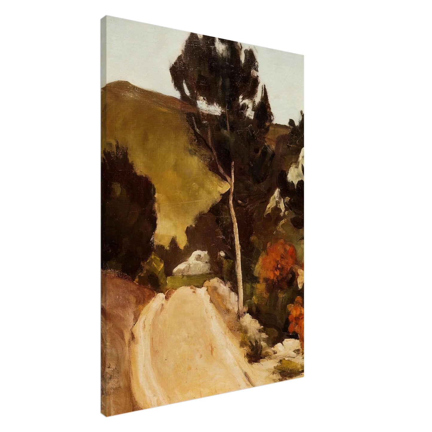 Paul Cezanne - Road in Provence Canvas - 20x30 cm / 8x12 inches-canvas