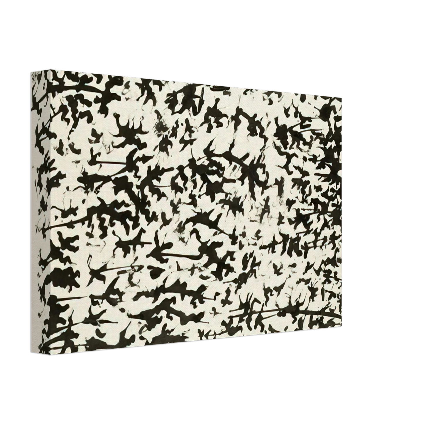 Henri Michaux - Untitled - Tachisme Canvas - 40x60 cm / 16x24 inches-canvas