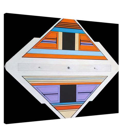 Carmelo Arden Quin - Elan - 1989 Canvas - 20x30 cm / 8x12 inches-canvas