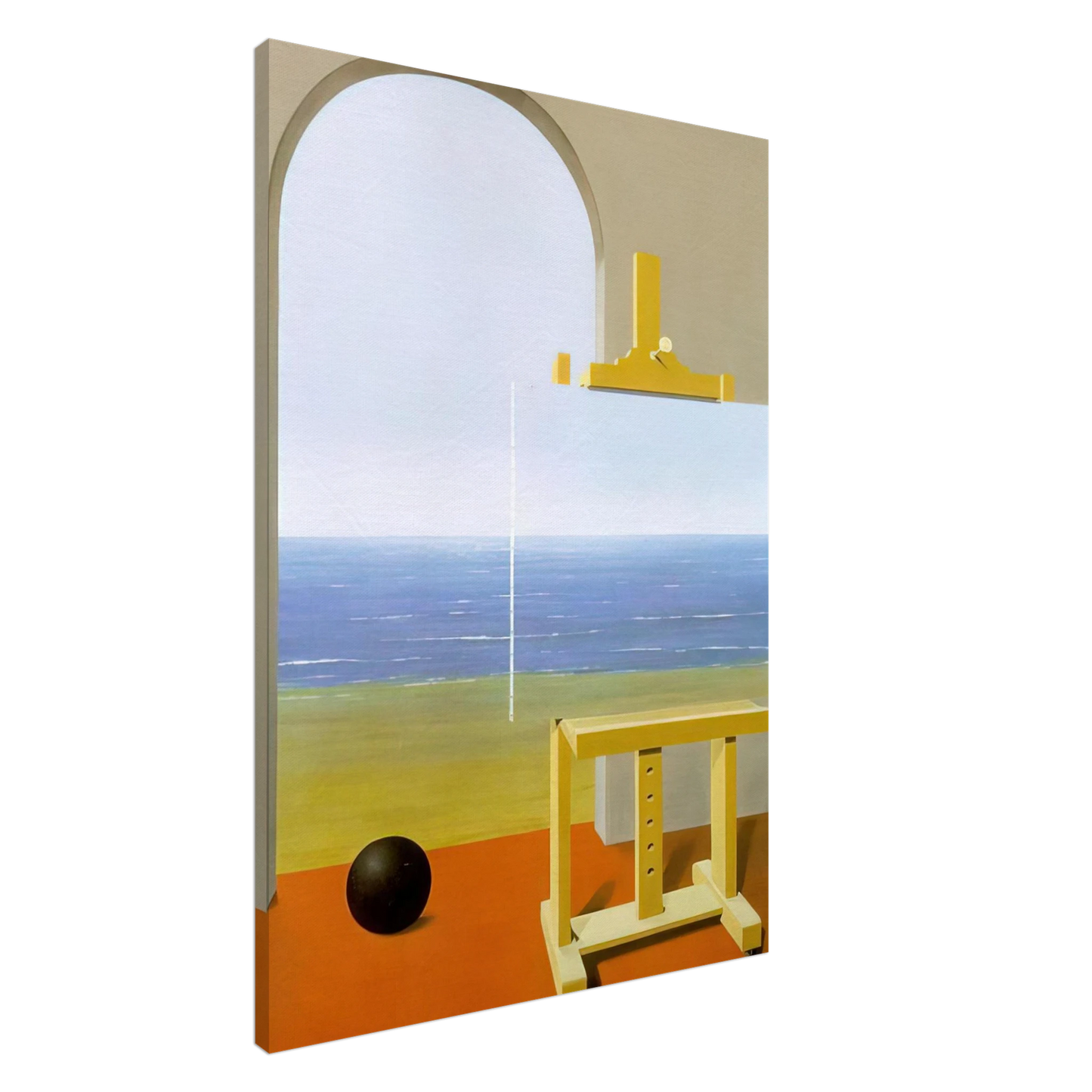 Rene Magritte - THE HUMAN CONDITION 1935 Canvas - 20x30 cm / 8x12 inches-canvas