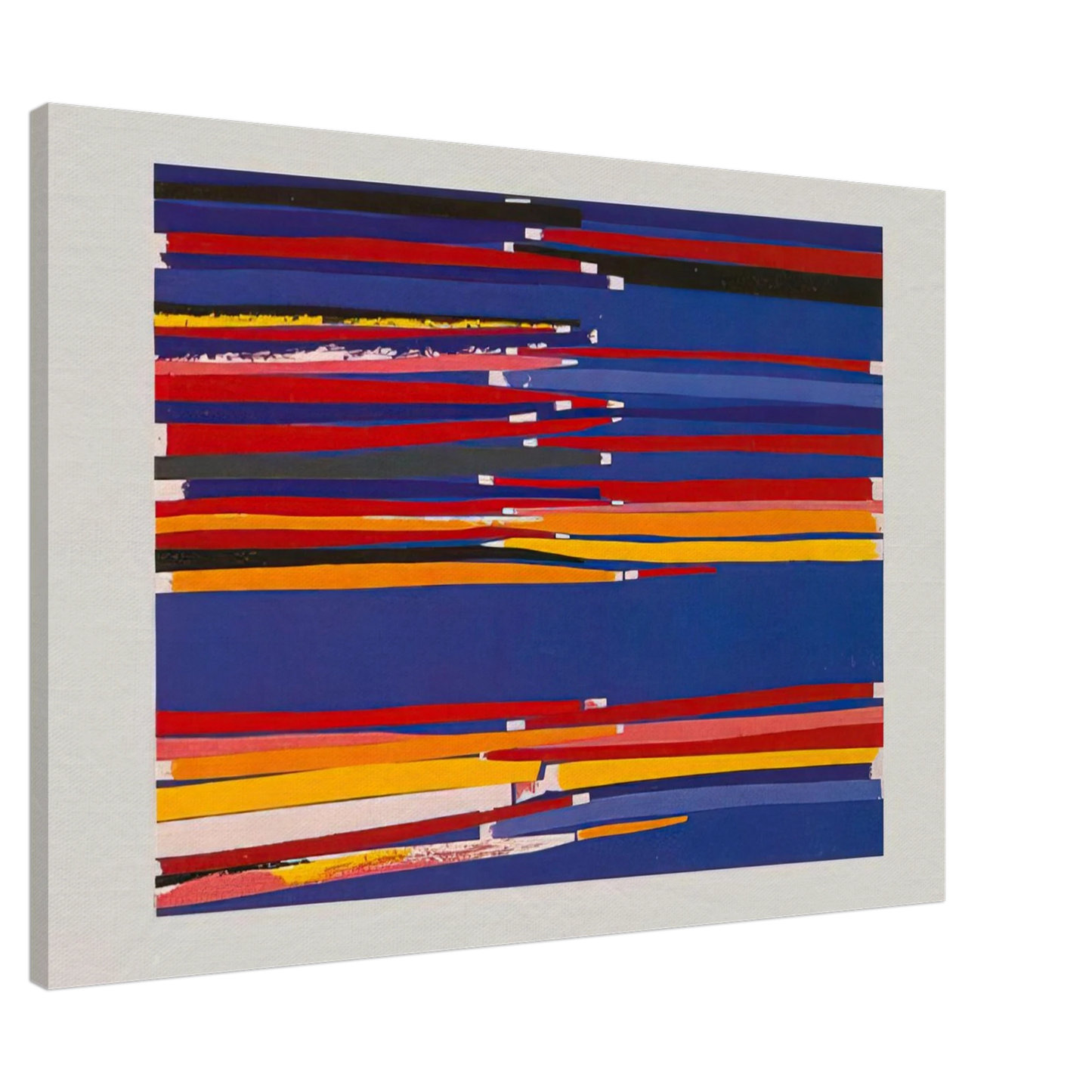 Piero Dorazio - Untitled - 1978 Canvas - 20x30 cm / 8x12 inches-canvas