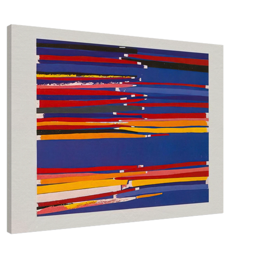 Piero Dorazio - Untitled - 1978 Canvas - 20x30 cm / 8x12 inches-canvas