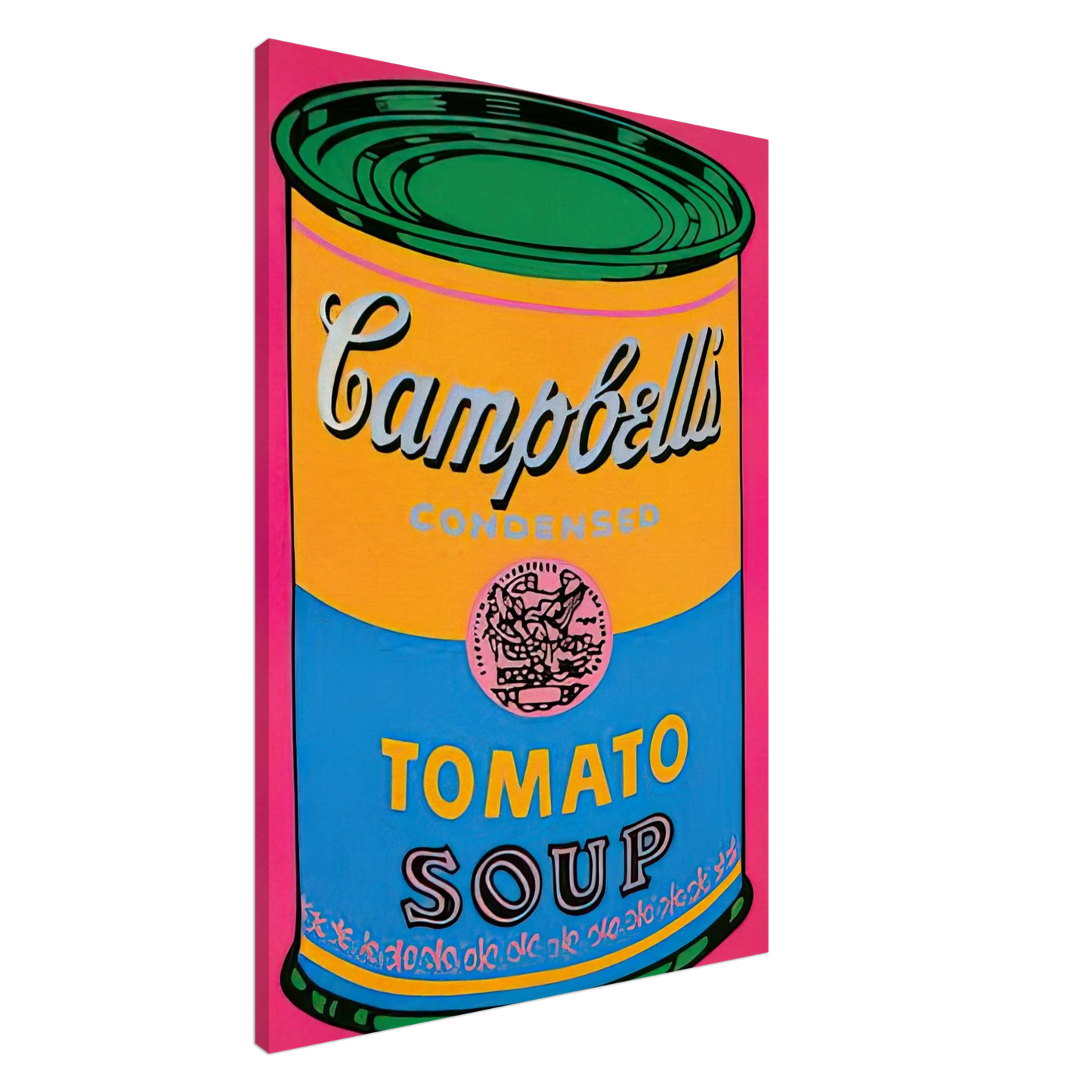 Andy Warhol - Campbell's Soup Can  Canvas - 20x30 cm / 8x12 inches-canvas