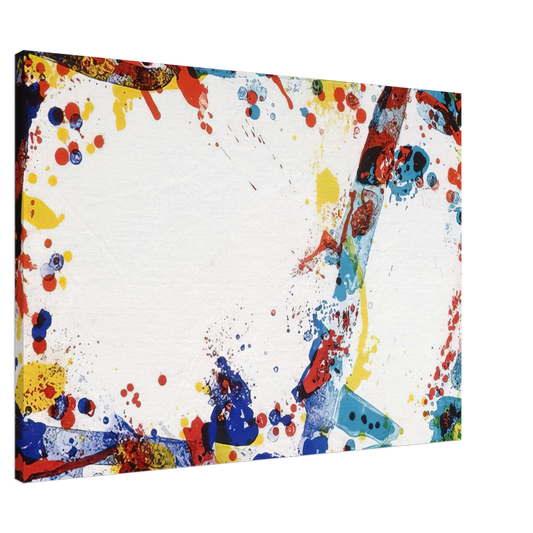 Sam Francis - Green Ring Canvas - 20x30 cm / 8x12 inches-canvas