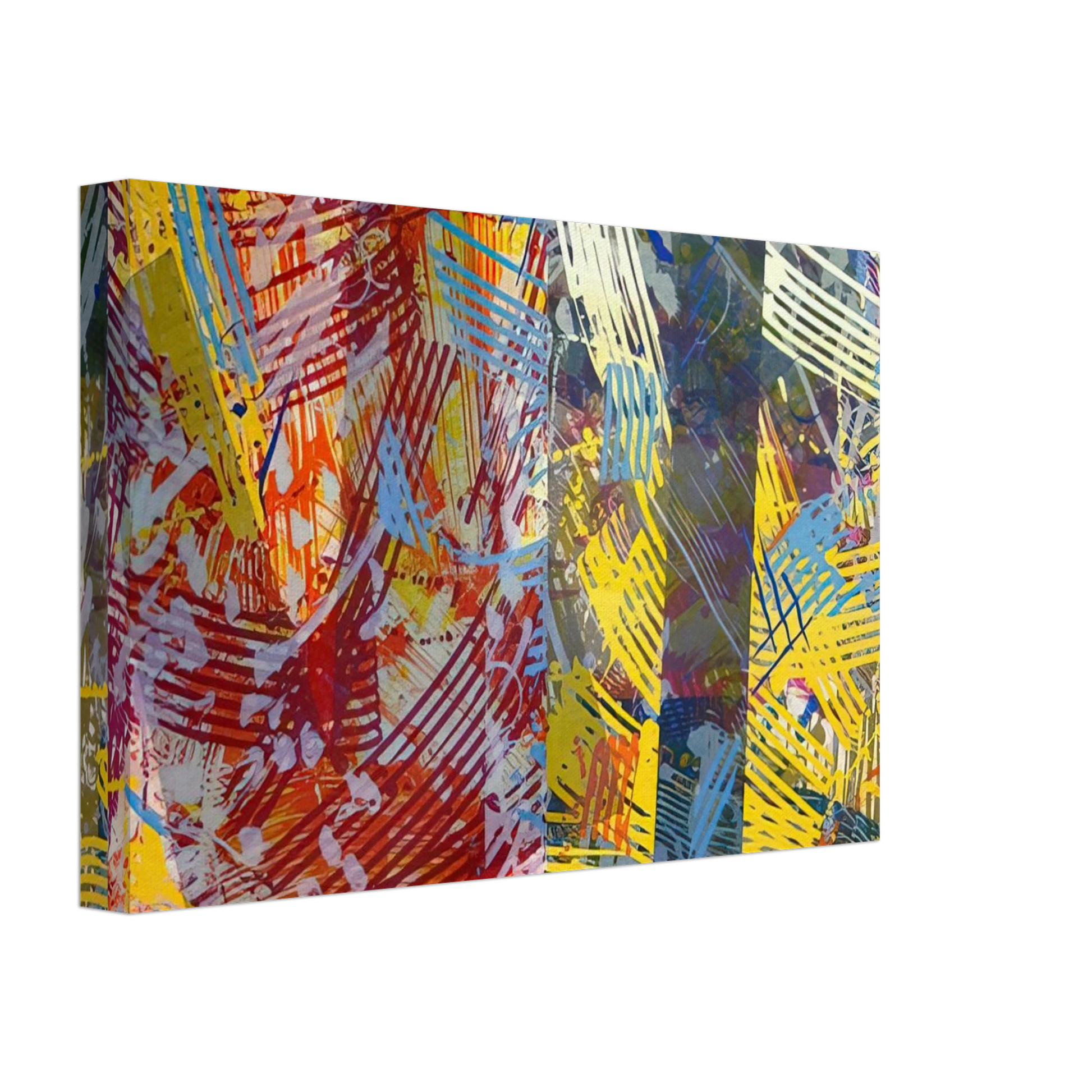Sam Gilliam - Pretty Boxes Canvas - 70x100 cm / 28x40 inches-canvas