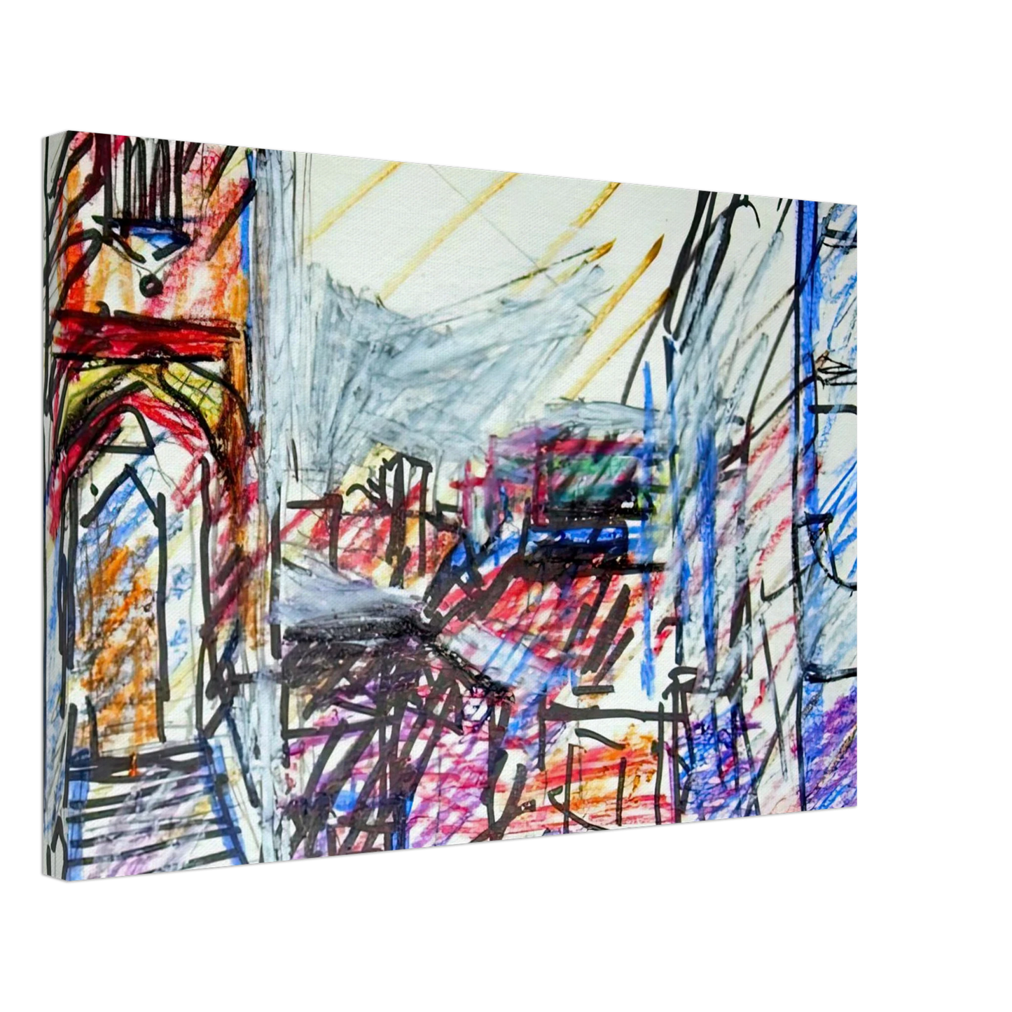 Frank Auerbach - TO THE STUDIOS Canvas - 40x60 cm / 16x24 inches-canvas