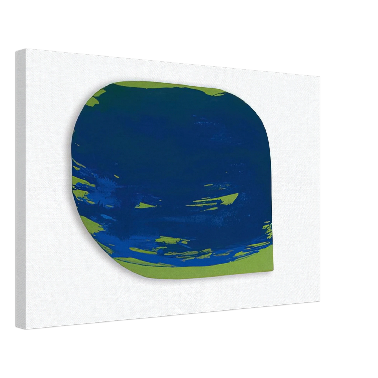 Blinky Palermo - BLAU AUF GR N 1965 Canvas - 70x100 cm / 28x40 inches-canvas