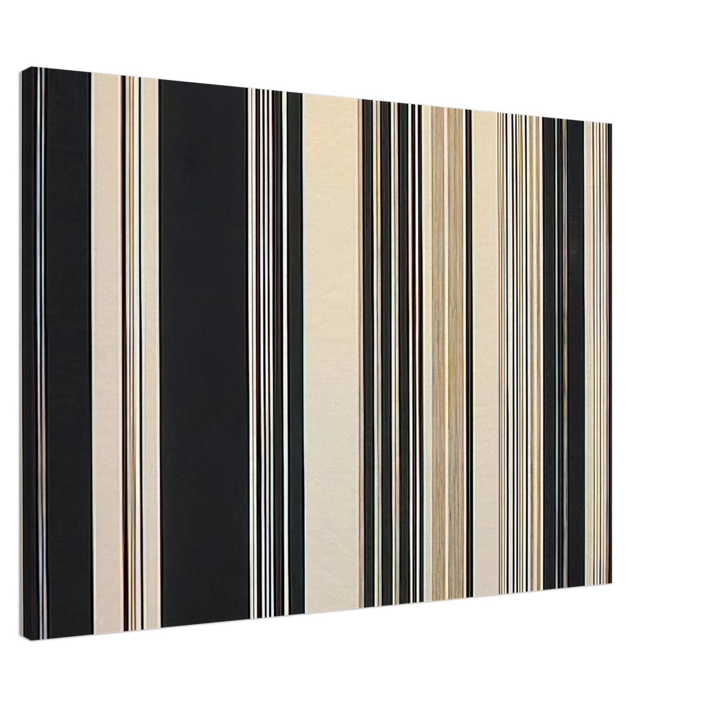 Gene Davis - Black Panther - 1970 Canvas - 20x30 cm / 8x12 inches-canvas