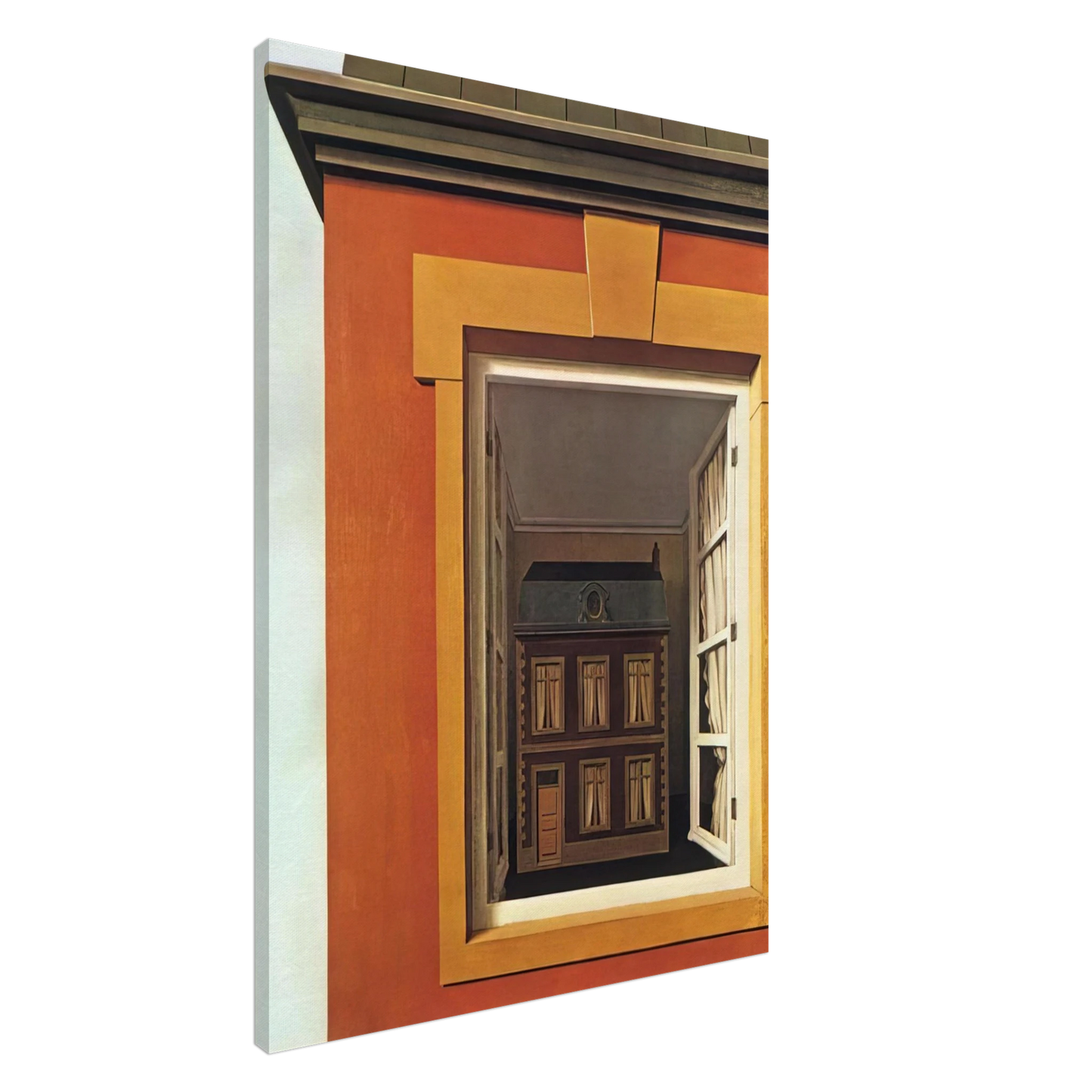 Rene Magritte - IN PRAISE OF DIALECTICS 1937 Canvas - 20x30 cm / 8x12 inches-canvas