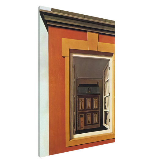 Rene Magritte - IN PRAISE OF DIALECTICS 1937 Canvas - 20x30 cm / 8x12 inches-canvas