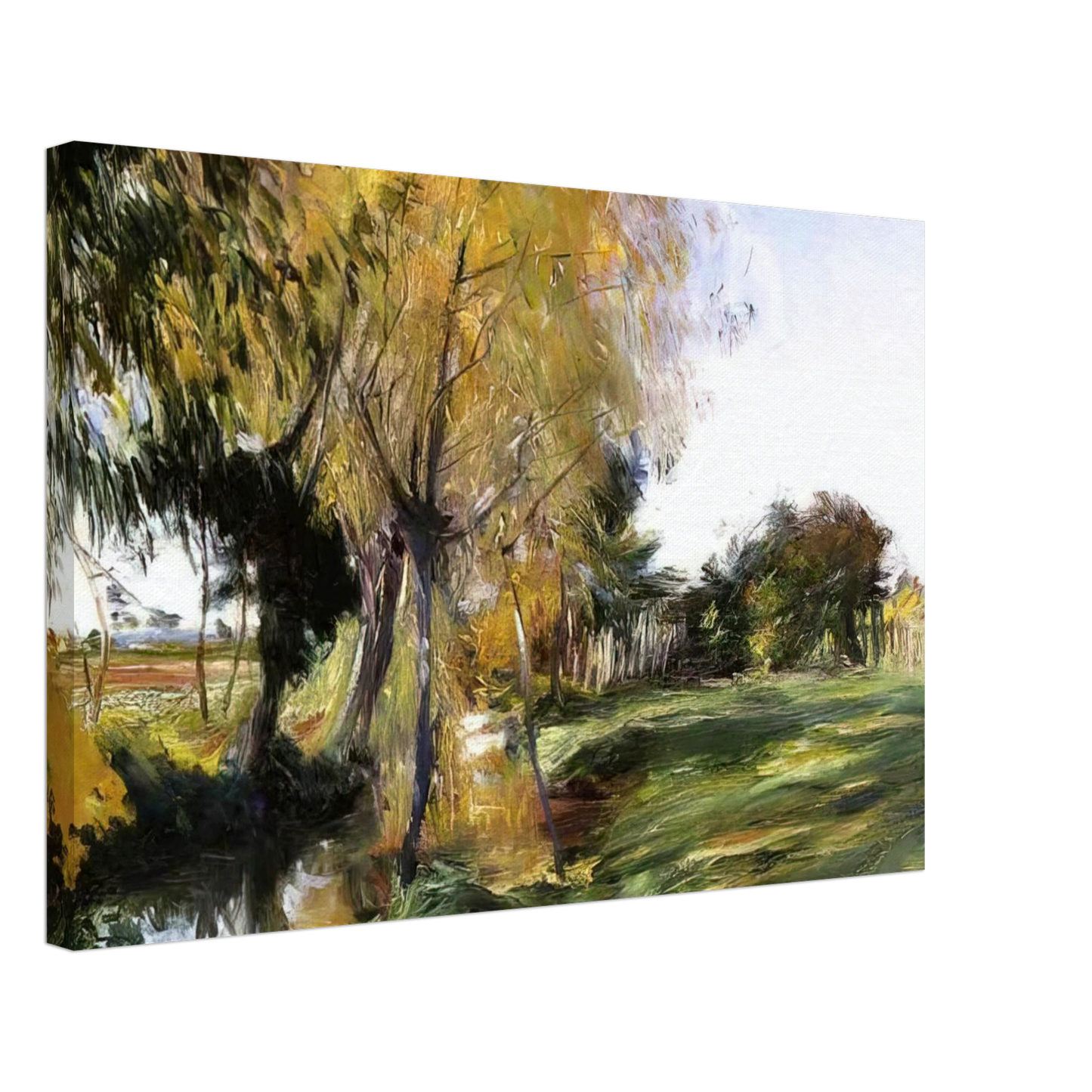 John Singer Sargent - Landscape at Broadway Canvas - 40x60 cm / 16x24 inches-canvas