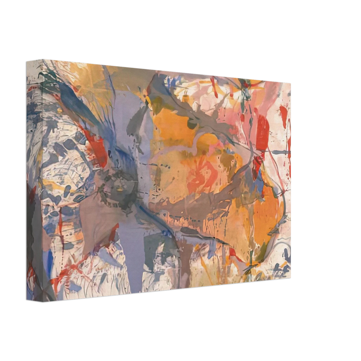 Helen Frankenthaler - Before the Caves, 1958- Canvas - 70x100 cm / 28x40 inches-canvas