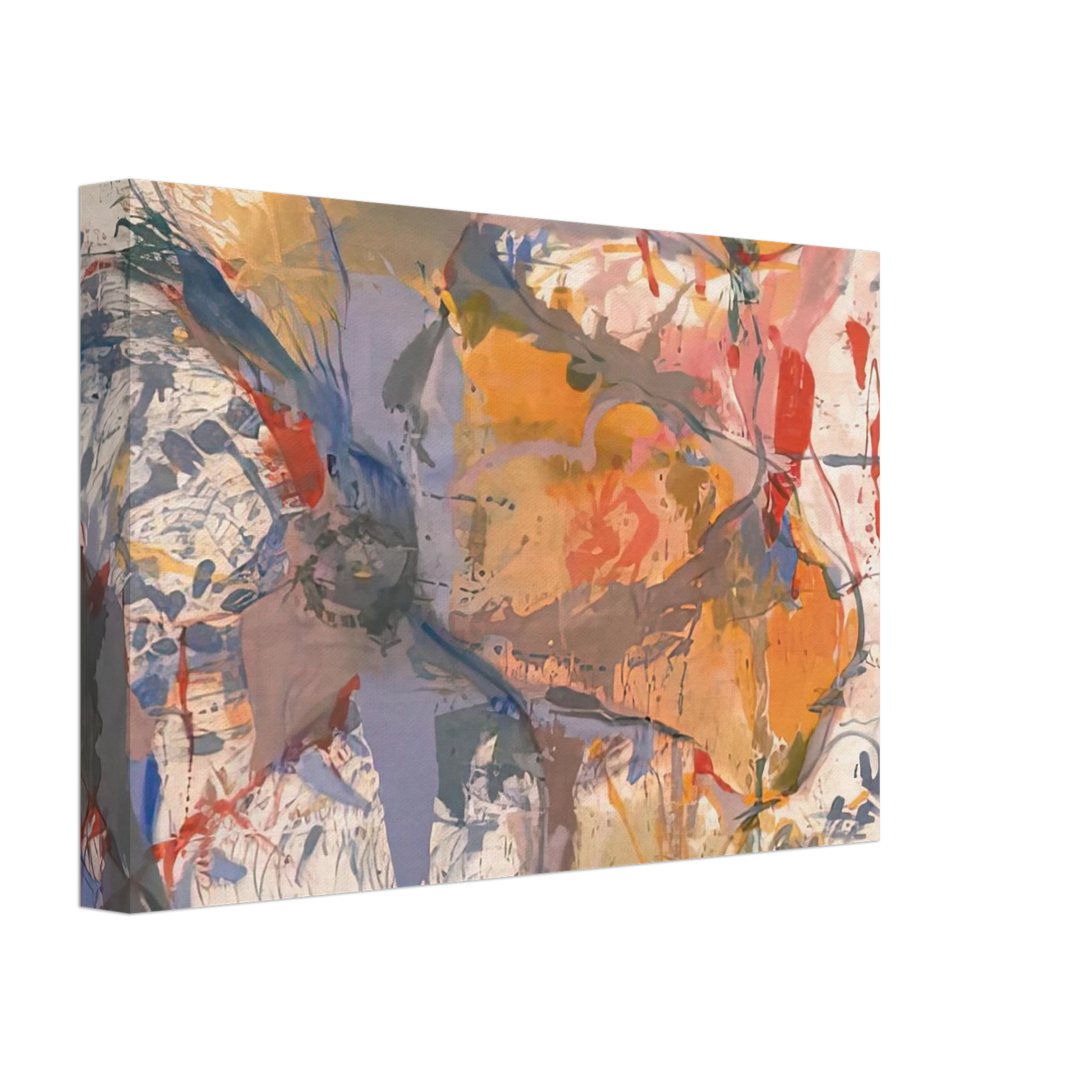 Helen Frankenthaler - Before the Caves, 1958- Canvas - 70x100 cm / 28x40 inches-canvas