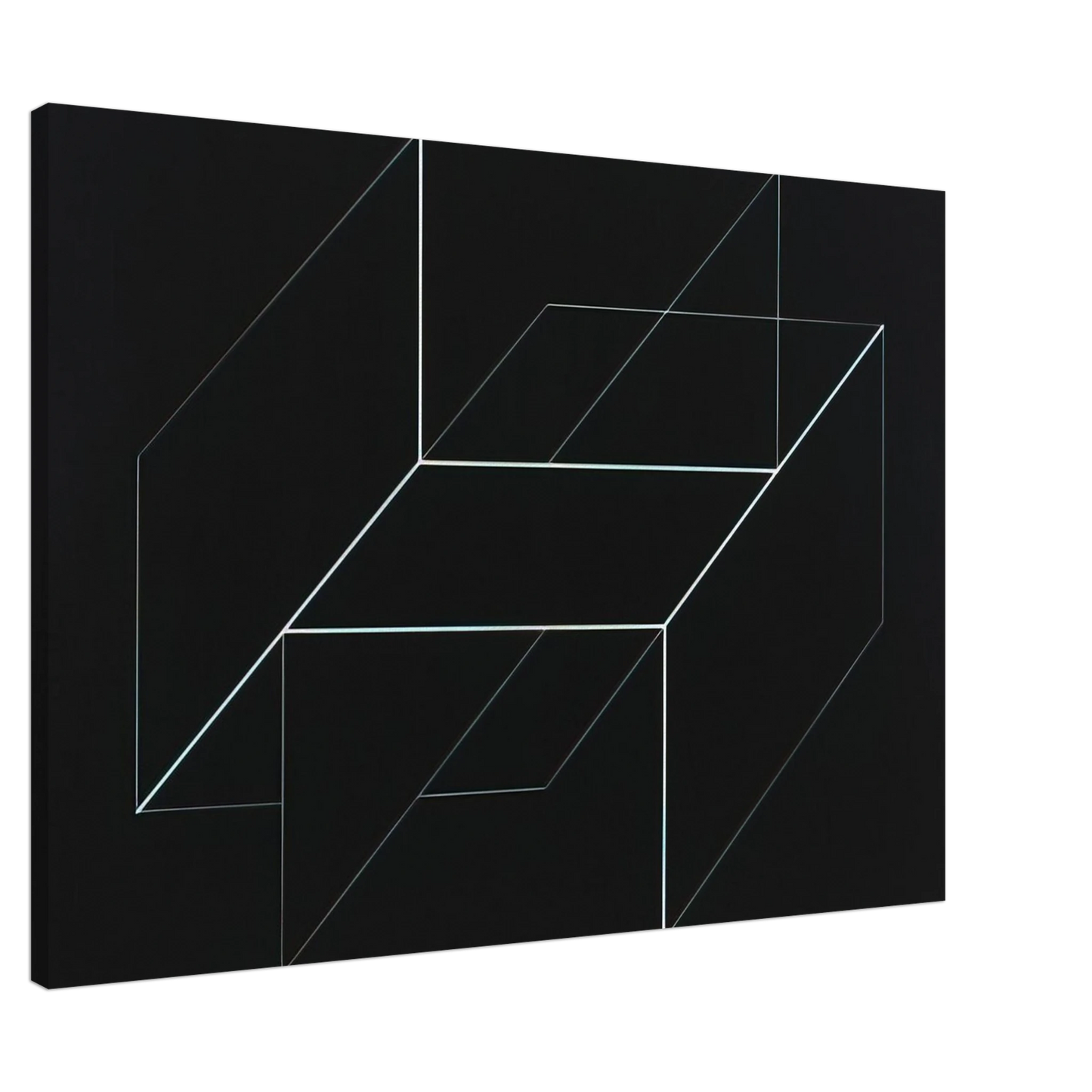 Josef Albers - STRUCTURAL CONSTELLATION 1950 0 Canvas - 20x30 cm / 8x12 inches-canvas
