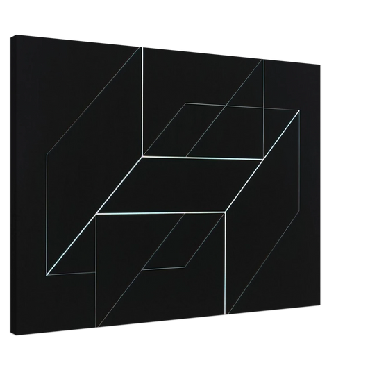 Josef Albers - STRUCTURAL CONSTELLATION 1950 0 Canvas - 20x30 cm / 8x12 inches-canvas