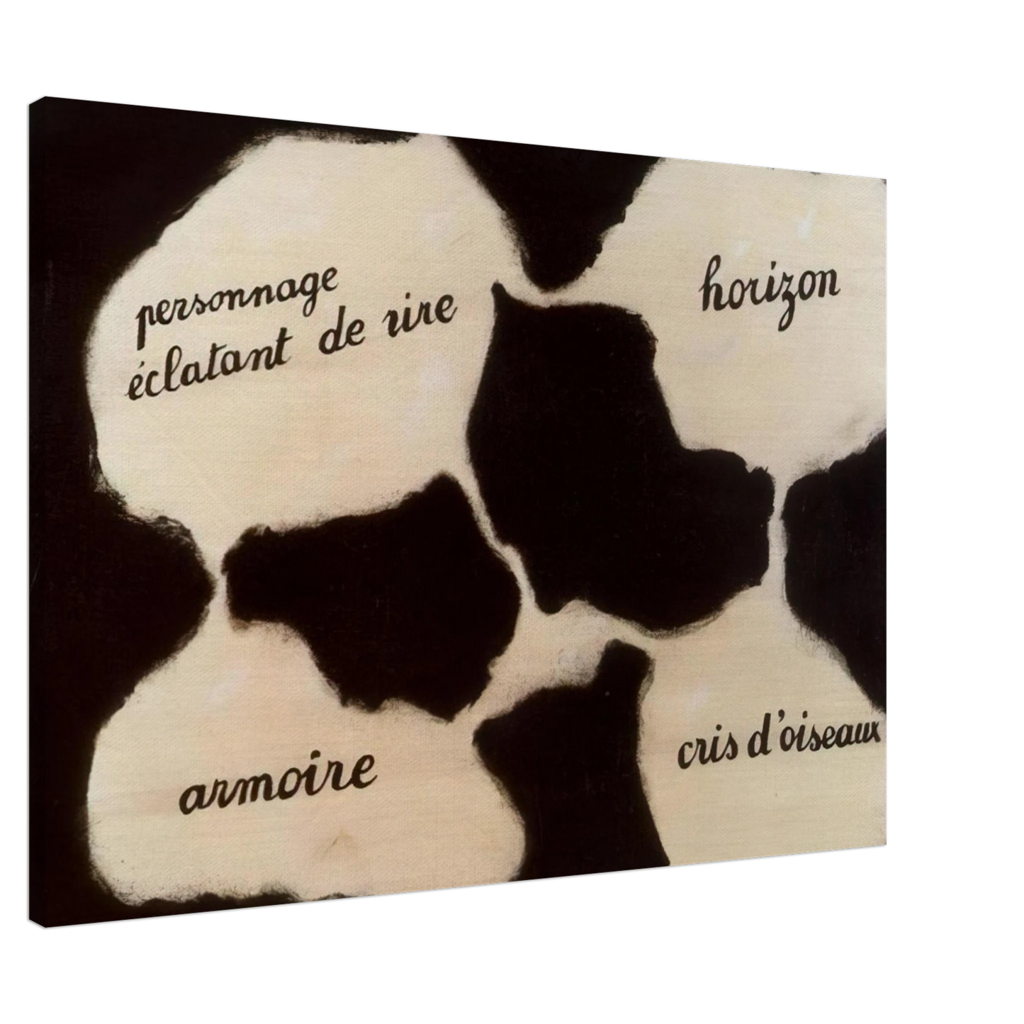 Rene Magritte - THE LIVING MIRROR 1929 Canvas - 20x30 cm / 8x12 inches-canvas