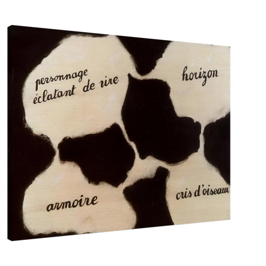 Rene Magritte - THE LIVING MIRROR 1929 Canvas - 20x30 cm / 8x12 inches-canvas