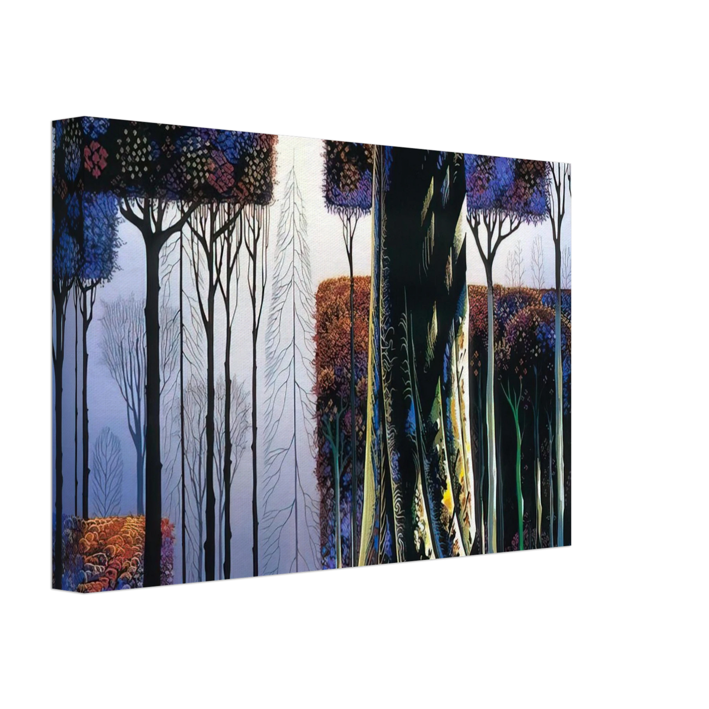 Eyvind Earle - Ancient Forest Canvas - 40x60 cm / 16x24 inches-canvas