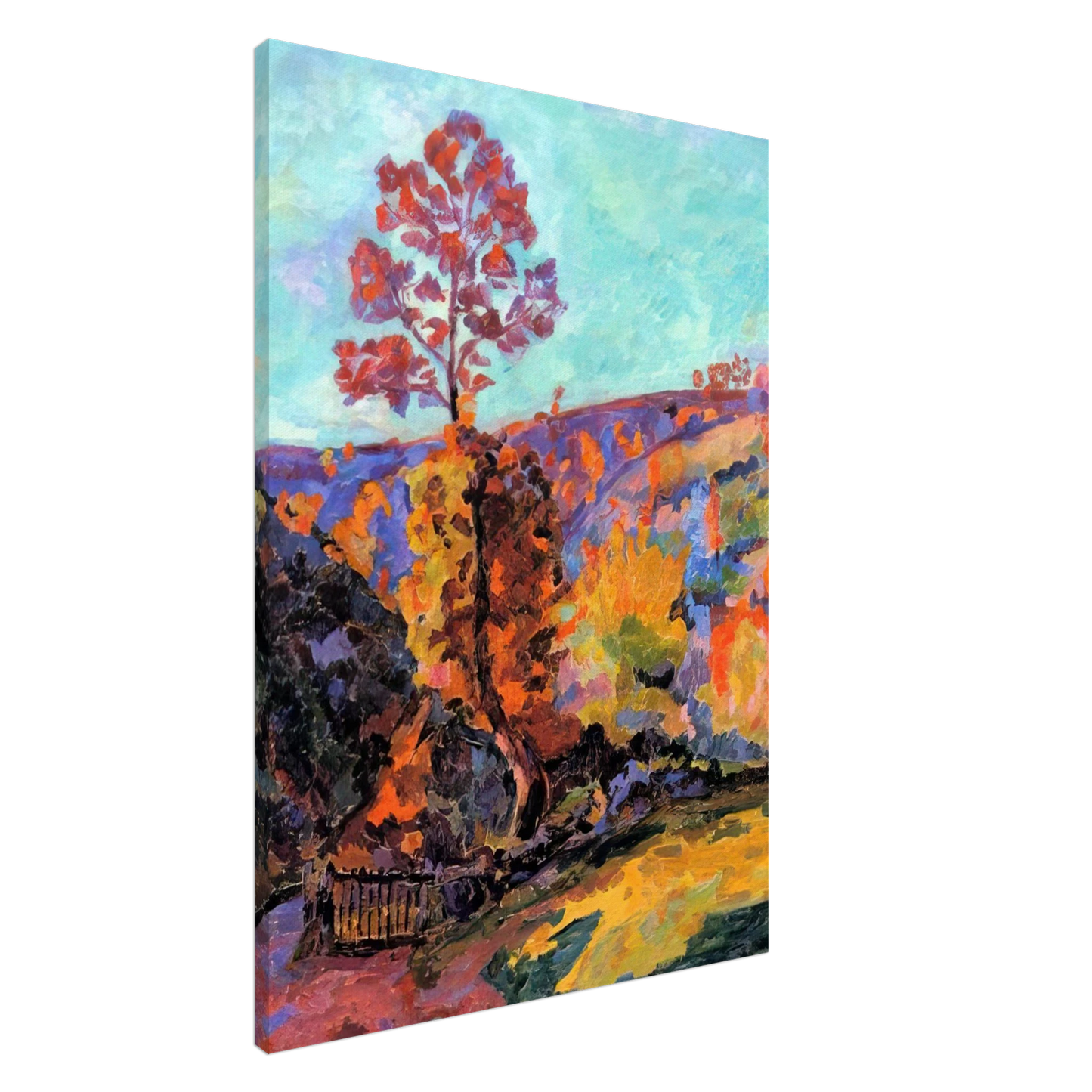 Armand Guillaumin - Paysage a Crozant - 1917 Canvas - 20x30 cm / 8x12 inches-canvas