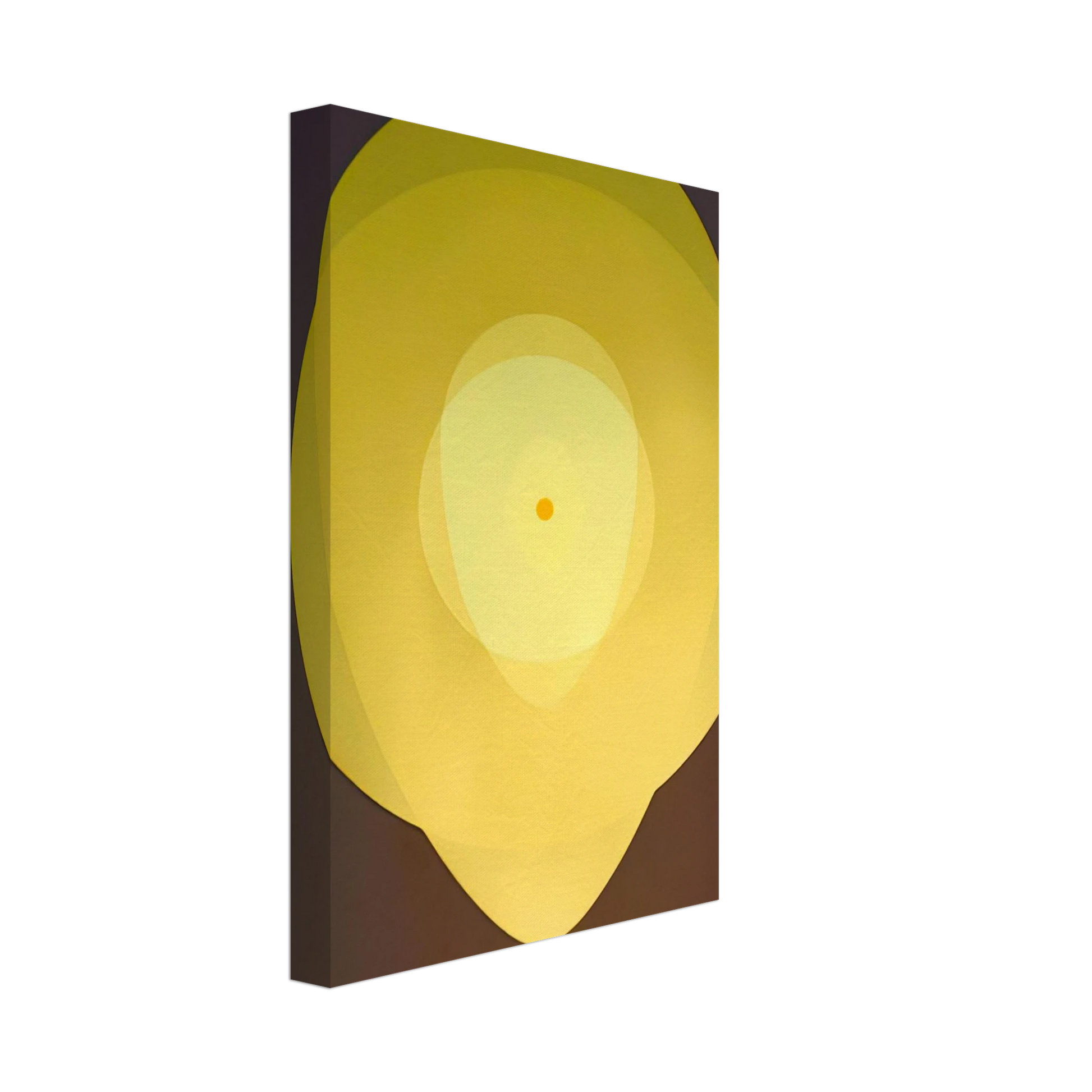 Clarence Holbrook Carter - Yellow Mandala - 1970 Canvas - 70x100 cm / 28x40 inches-canvas