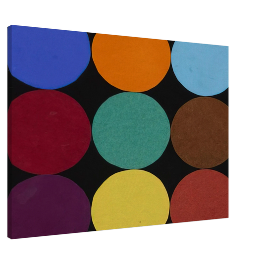 Ellsworth Kelly - Nine Colors Canvas - 20x30 cm / 8x12 inches-canvas