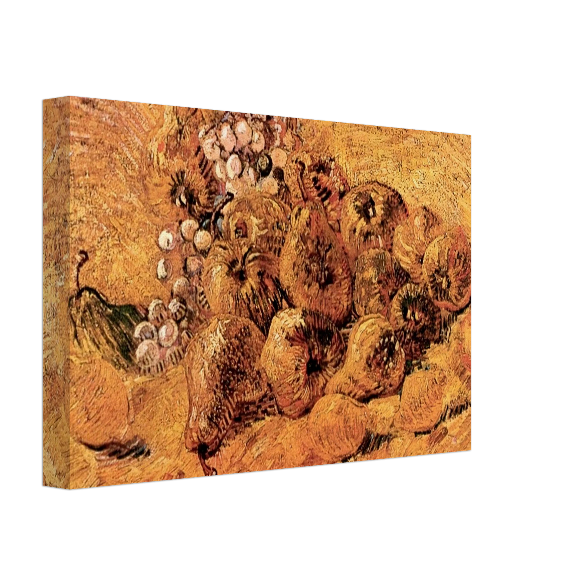 Vincent van Gogh - Still Life with Grapes, Pears and Lemons Canvas - 70x100 cm / 28x40 inches-canvas